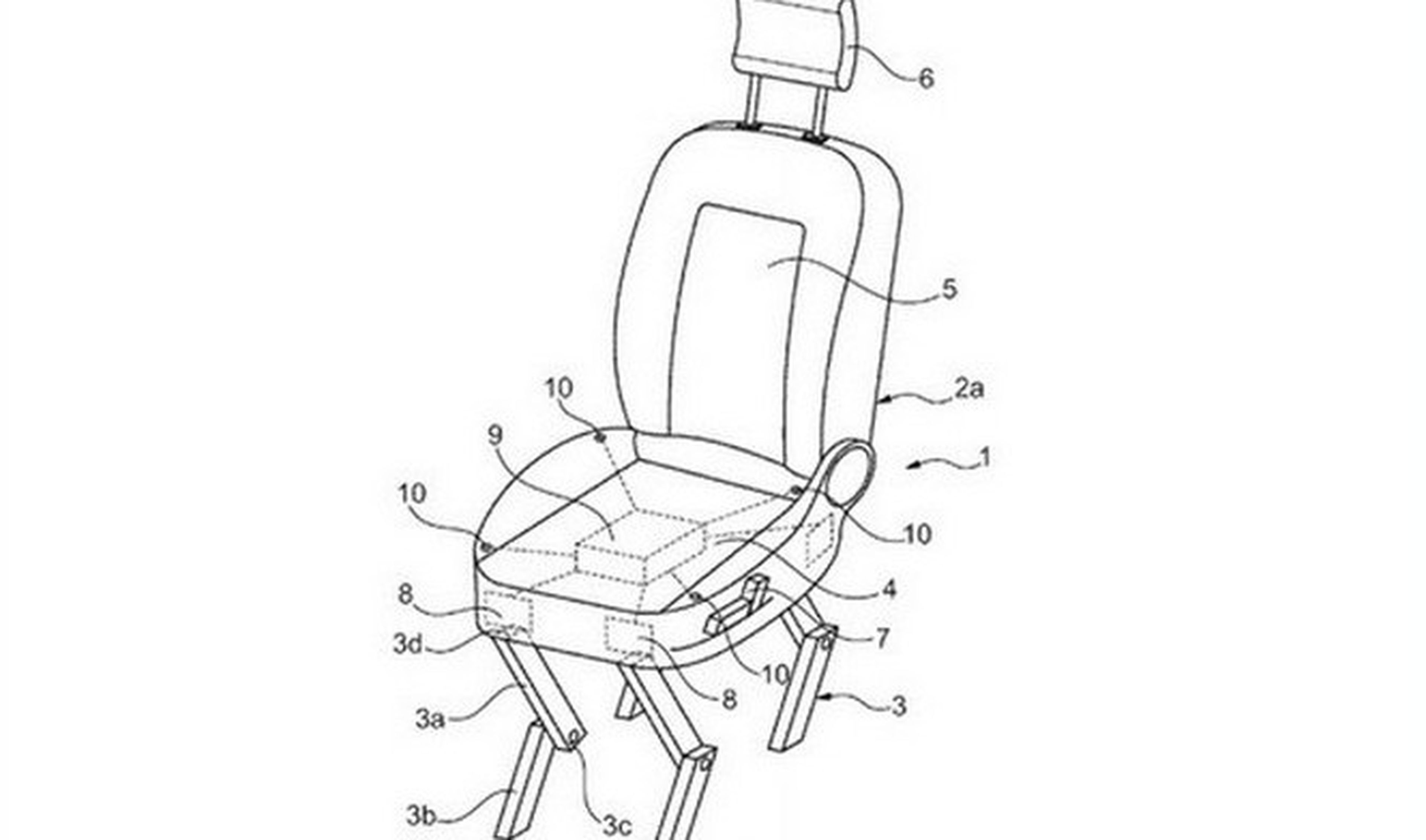 Ford inventa un asiento para usar fuera del vehículo