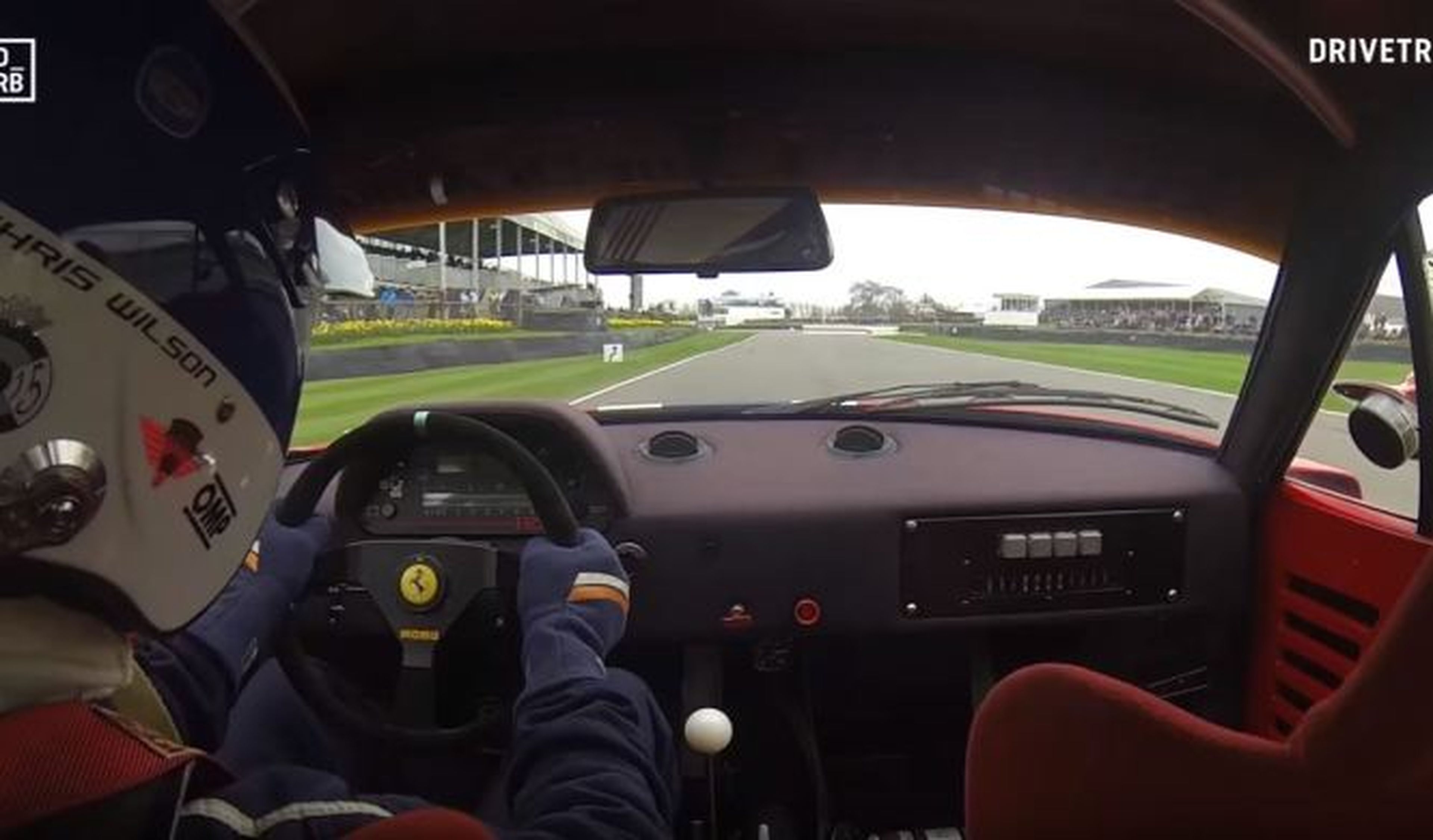 Vídeo: sube al Ferrari F40 LM en Goodwood