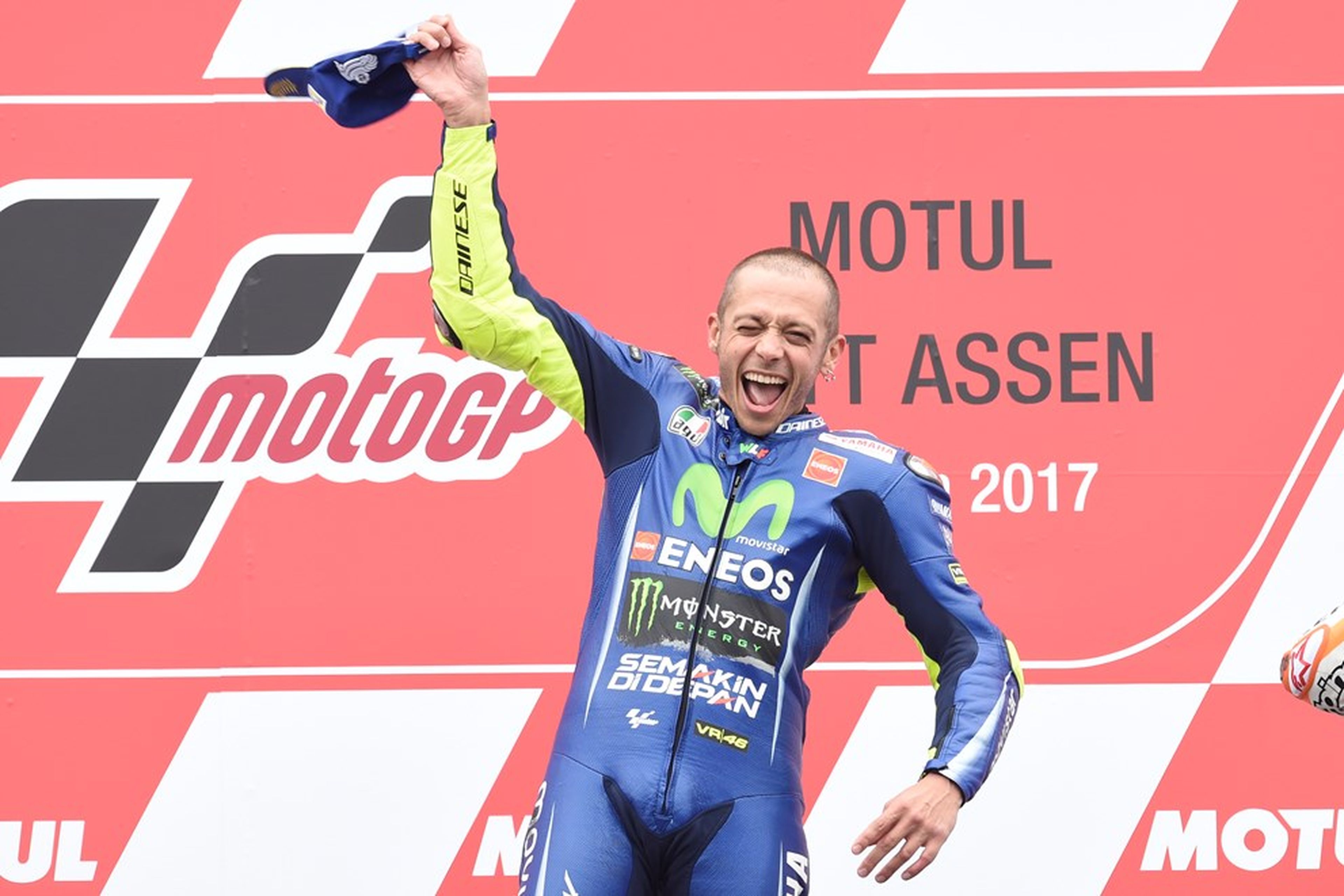 Las 5 victorias que consiguió Valentino Rossi en Assen