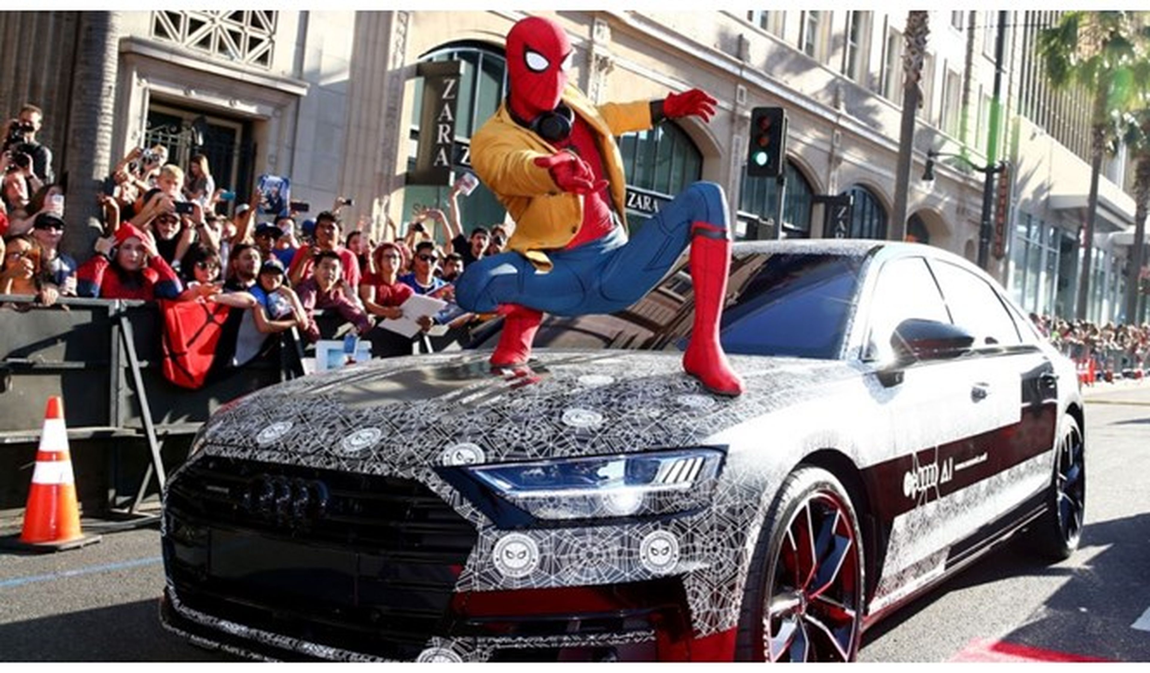El Audi A8, en el estreno de ‘Spider-Man: Homecoming'