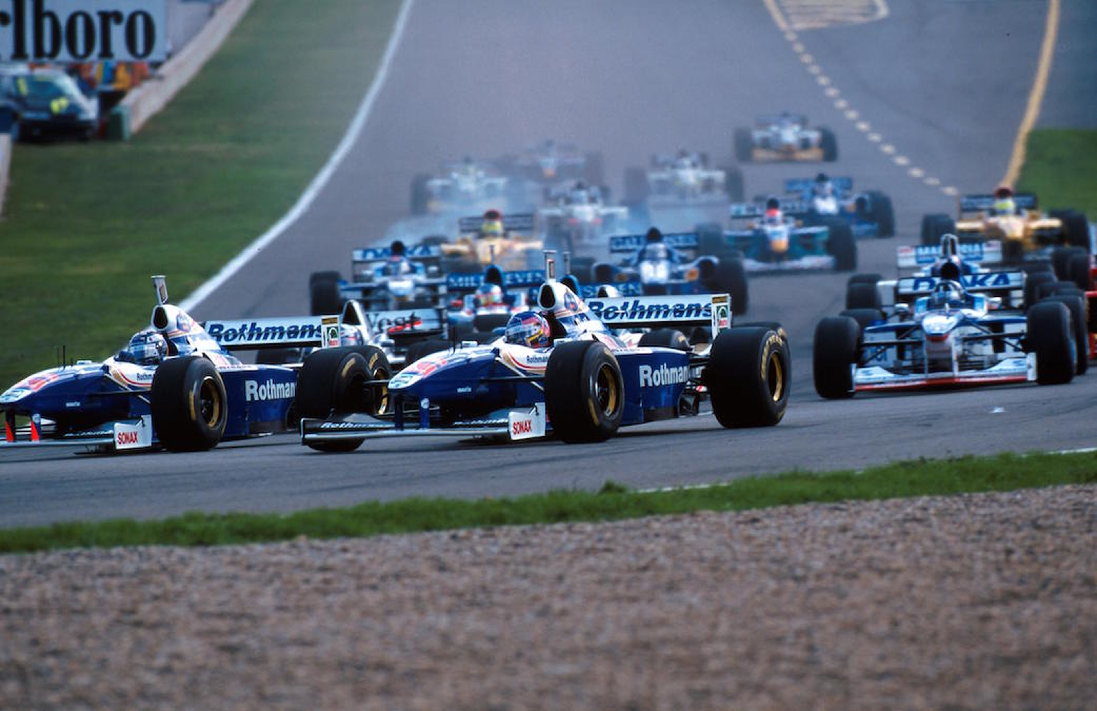 Salida del GP España en Jerez en 1997