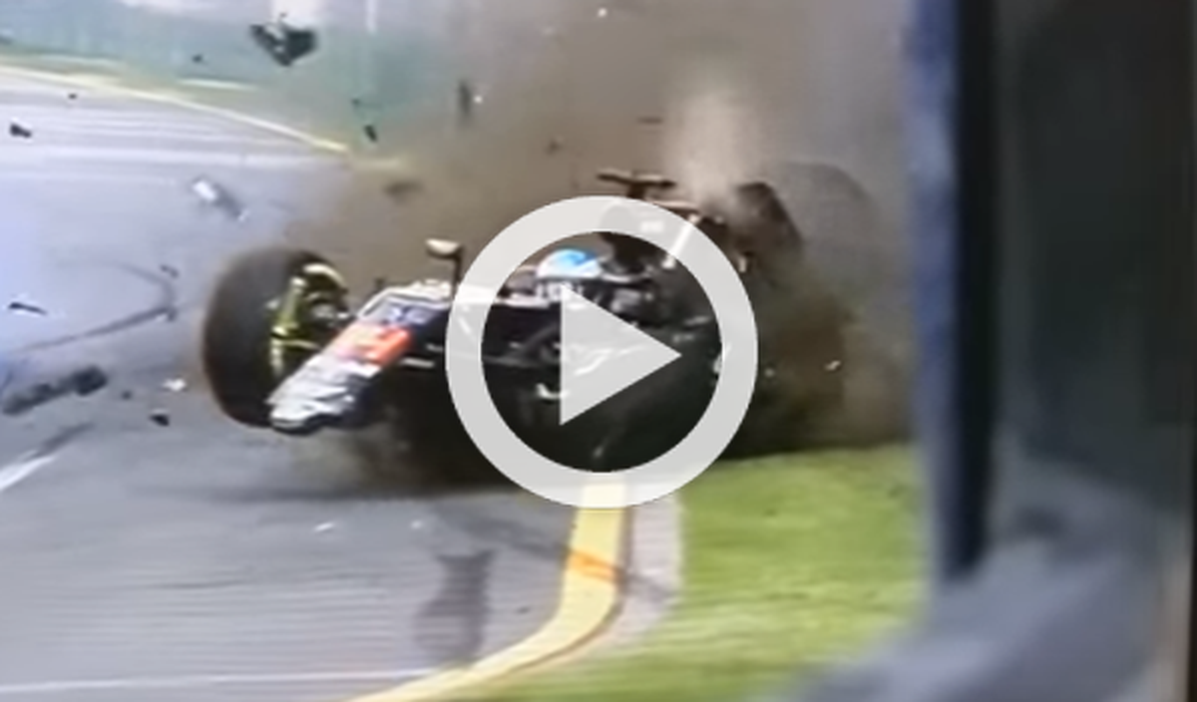 Los 5 accidentes más espectaculares de la F1 en 2016