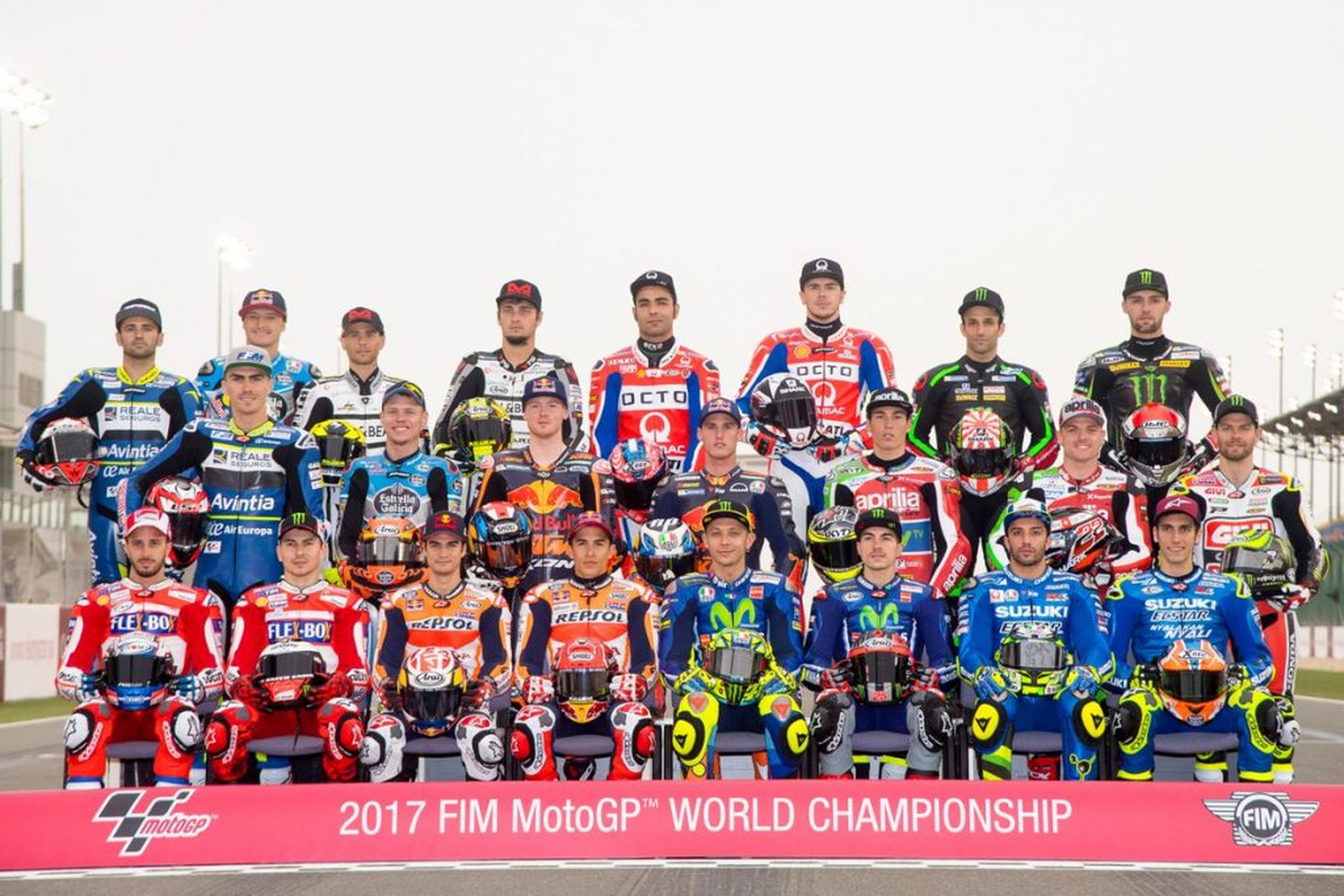 MotoGP 2018: Así está la parrilla de MotoGP