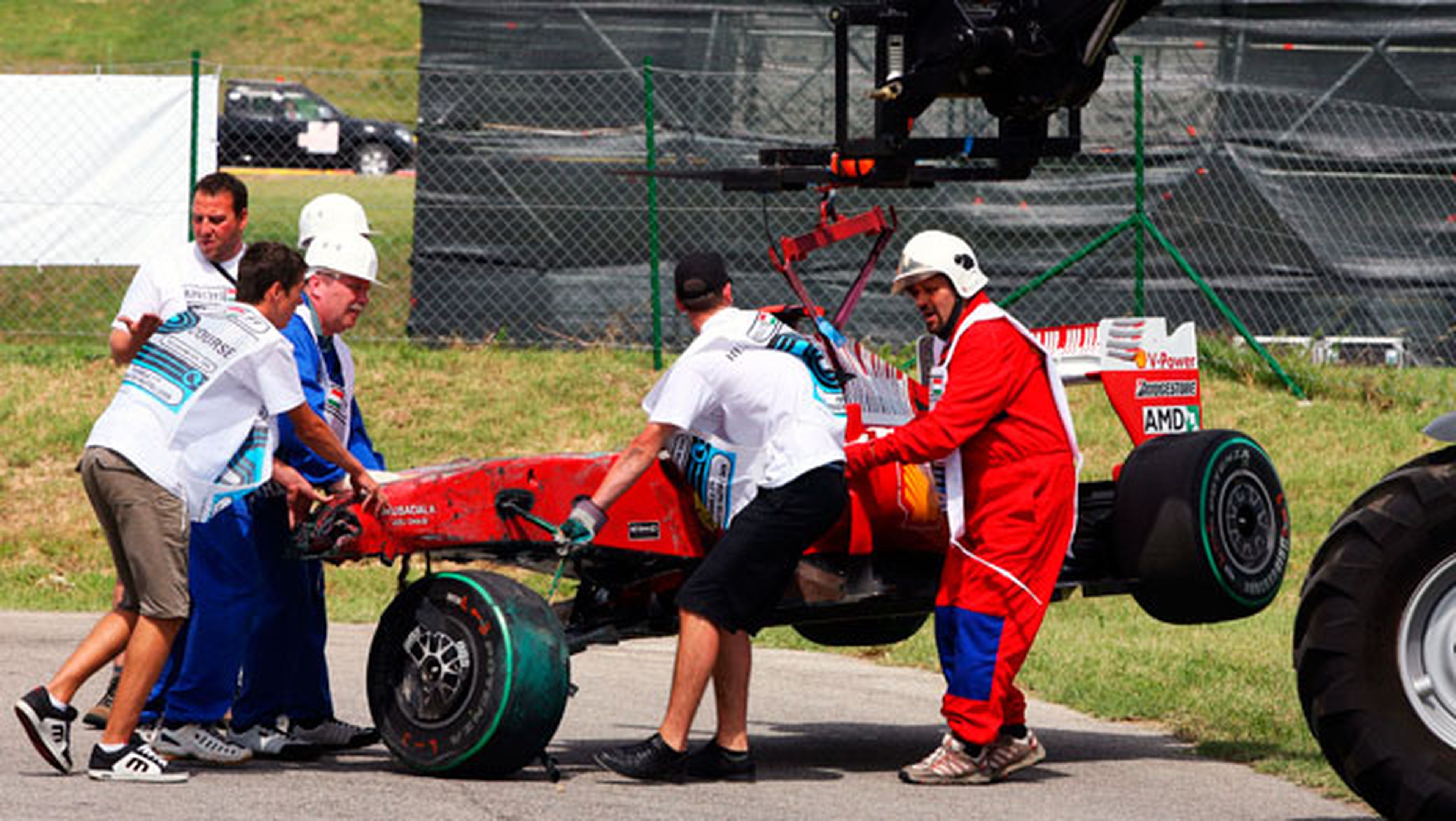 Accidente de Felipe Massa en el GP Hungría 2009