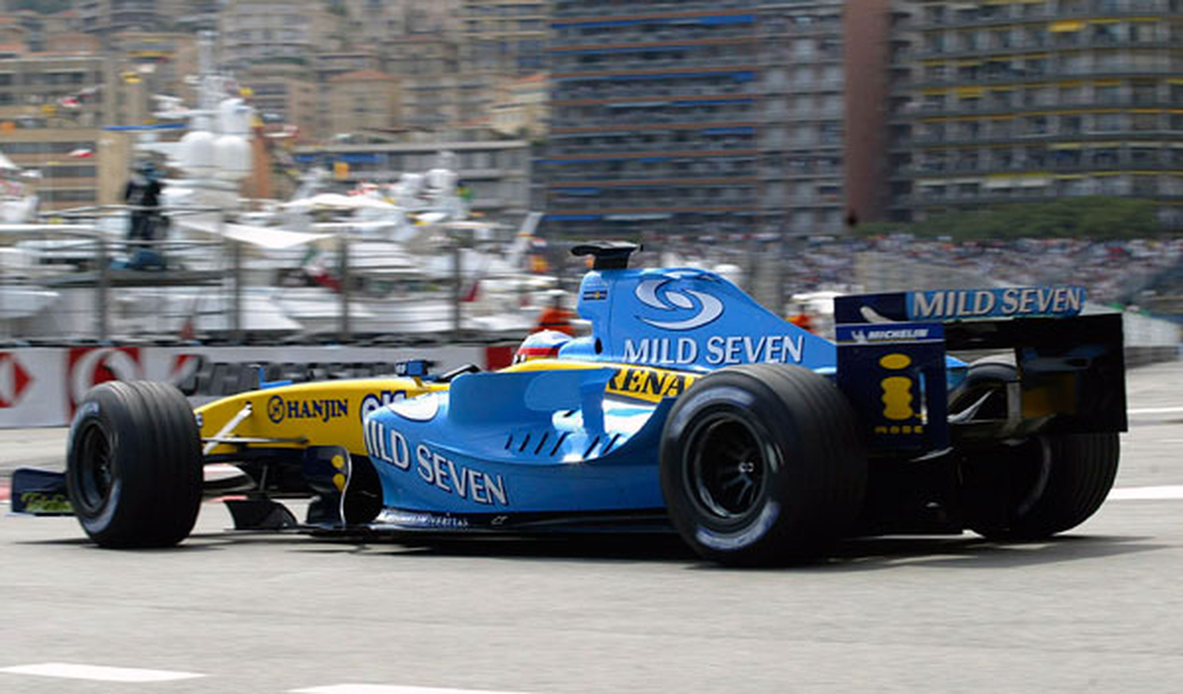 El accidente de Fernando Alonso en el GP de Mónaco 2004
