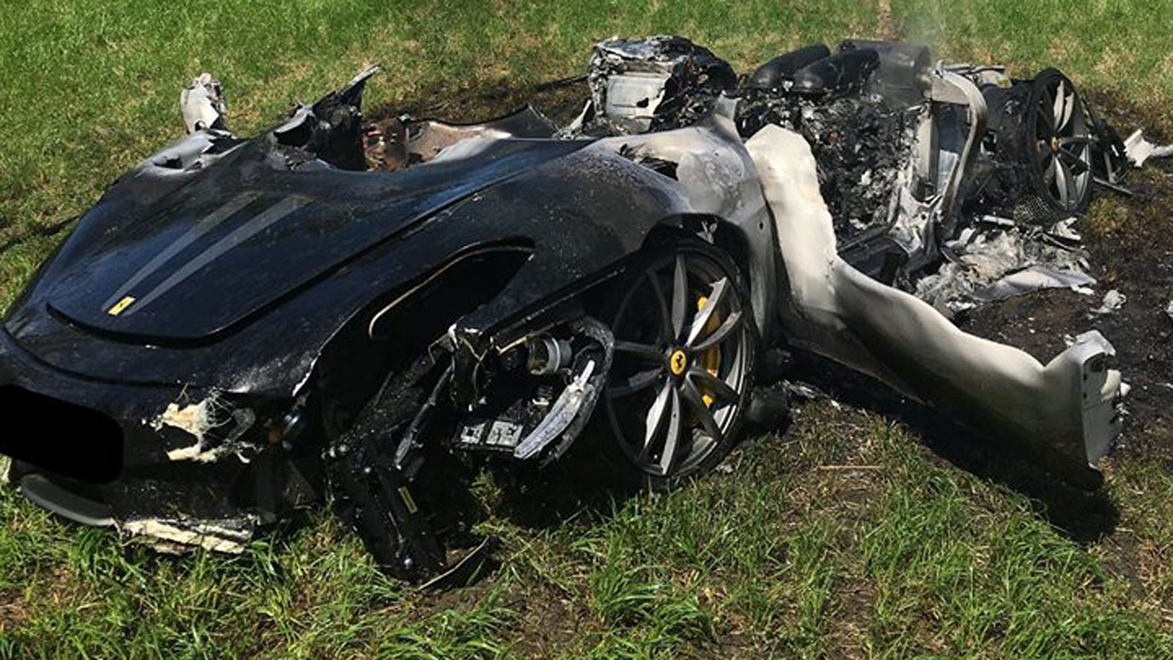 Accidente Ferrari 430 Scuderia