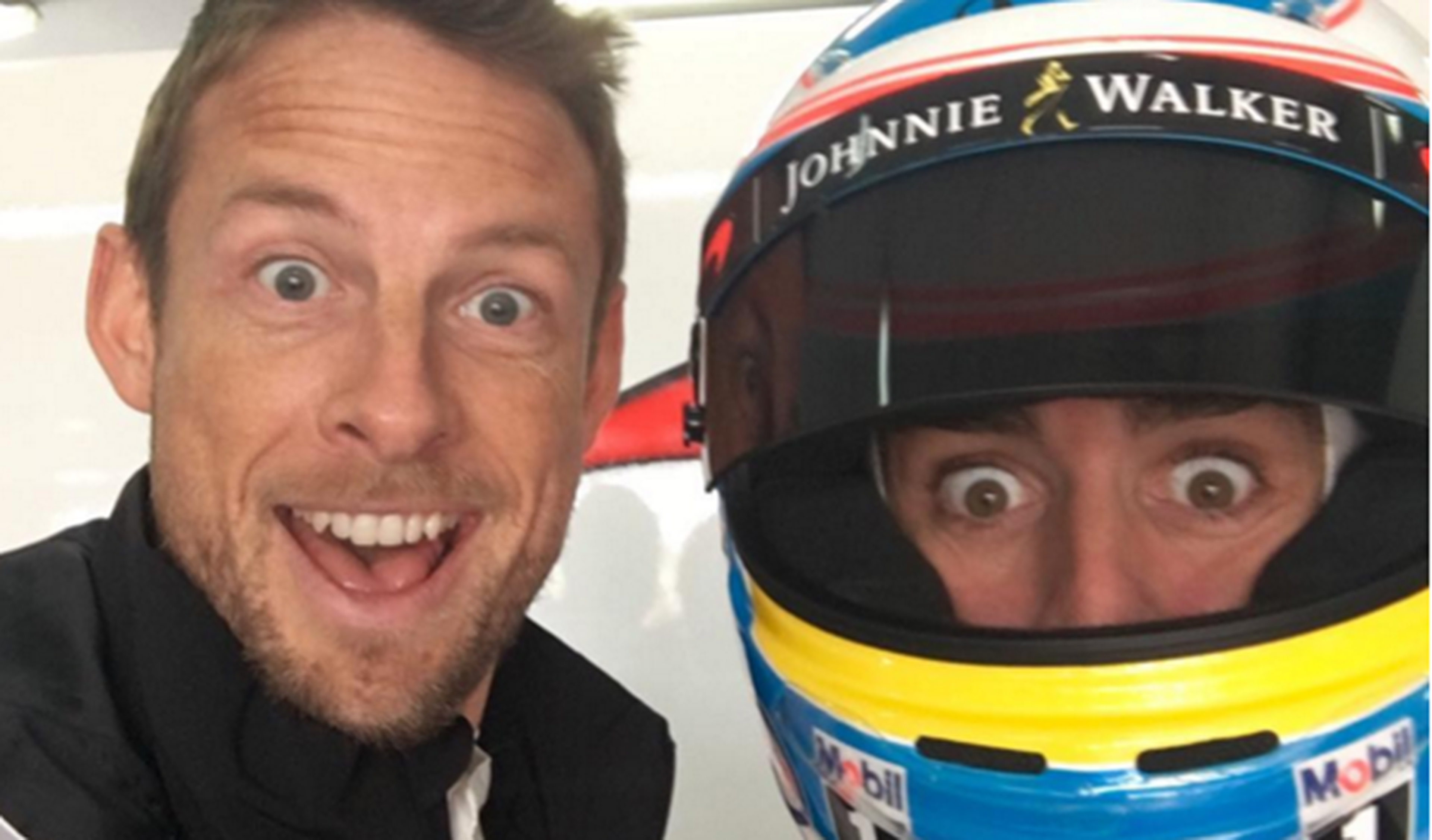 Alonso y Button, al mal tiempo buena cara