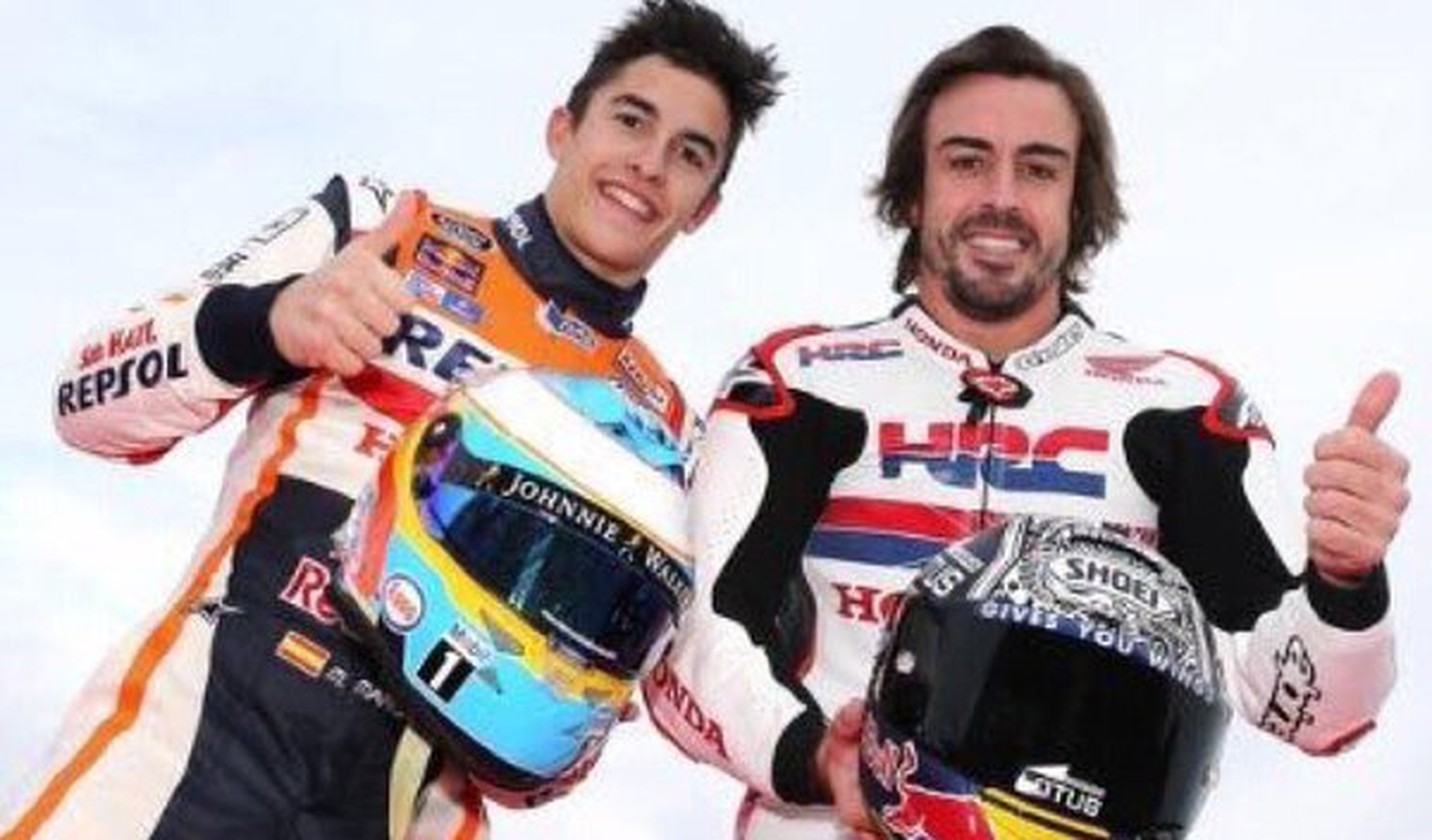Alonso felicita a Márquez por su campeonato de MotoGP
