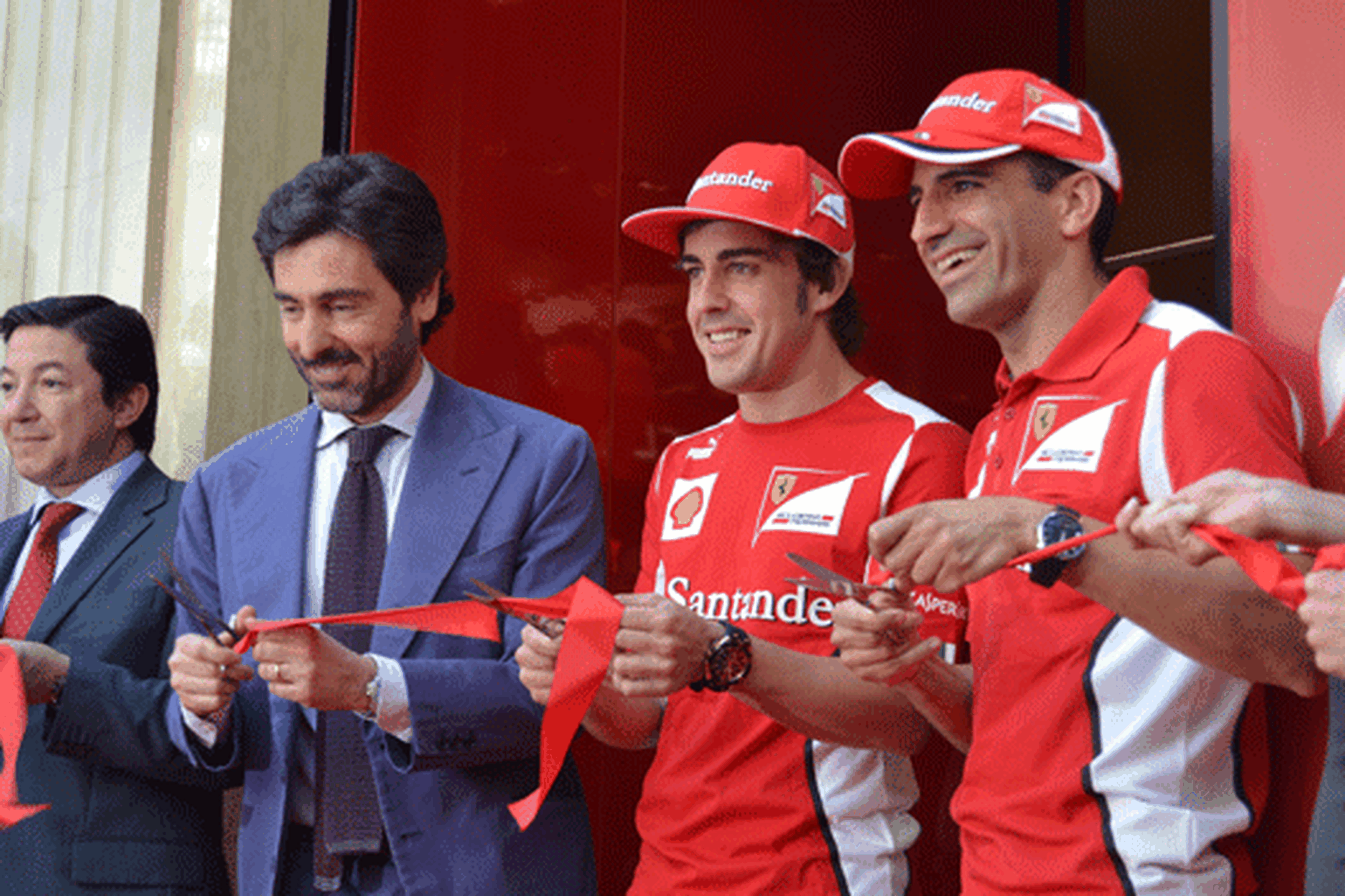 Alonso, Gené, inauguración, Ferrari