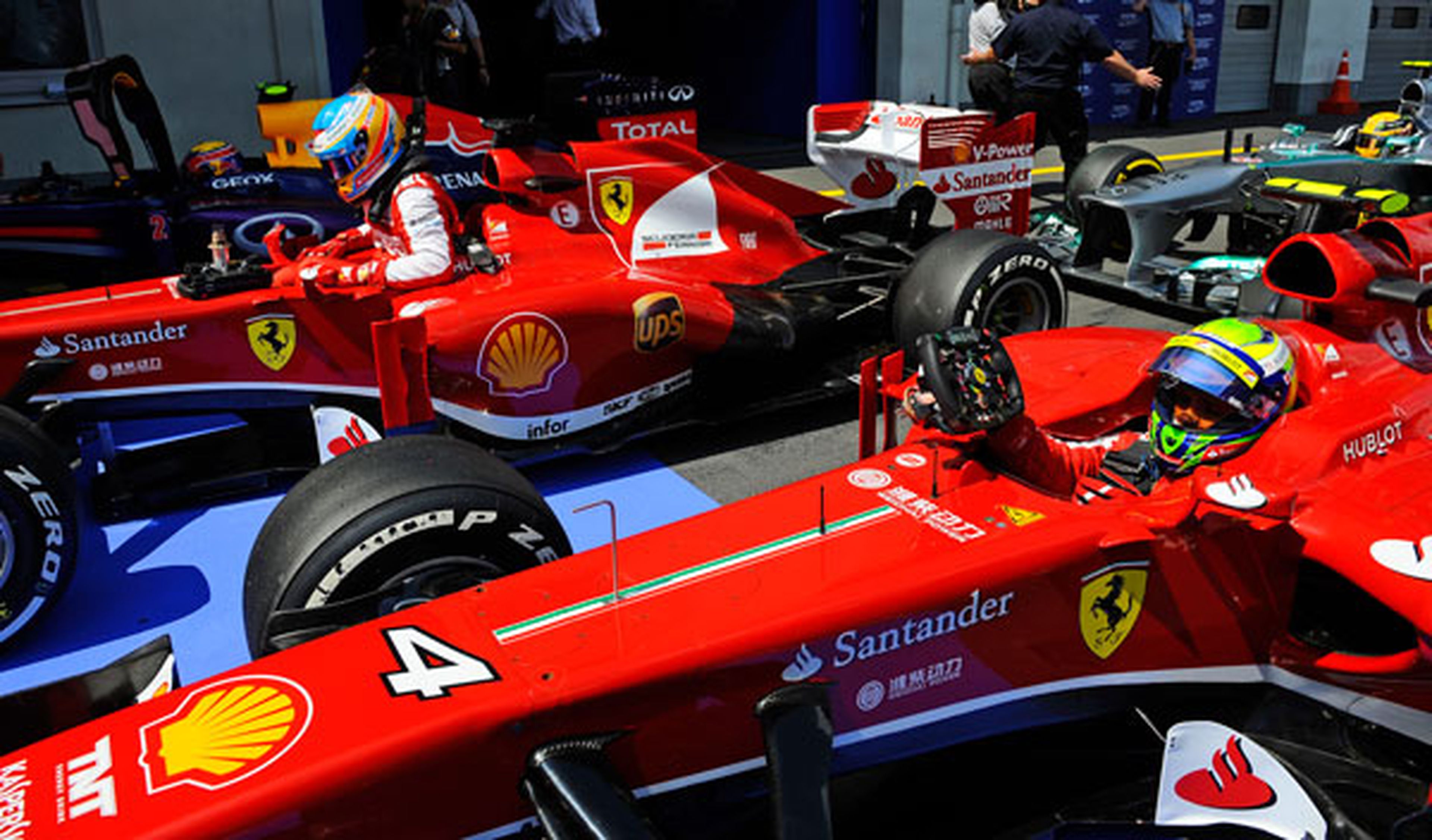 Alonso - Massa - Ferrari - Alemania 2013
