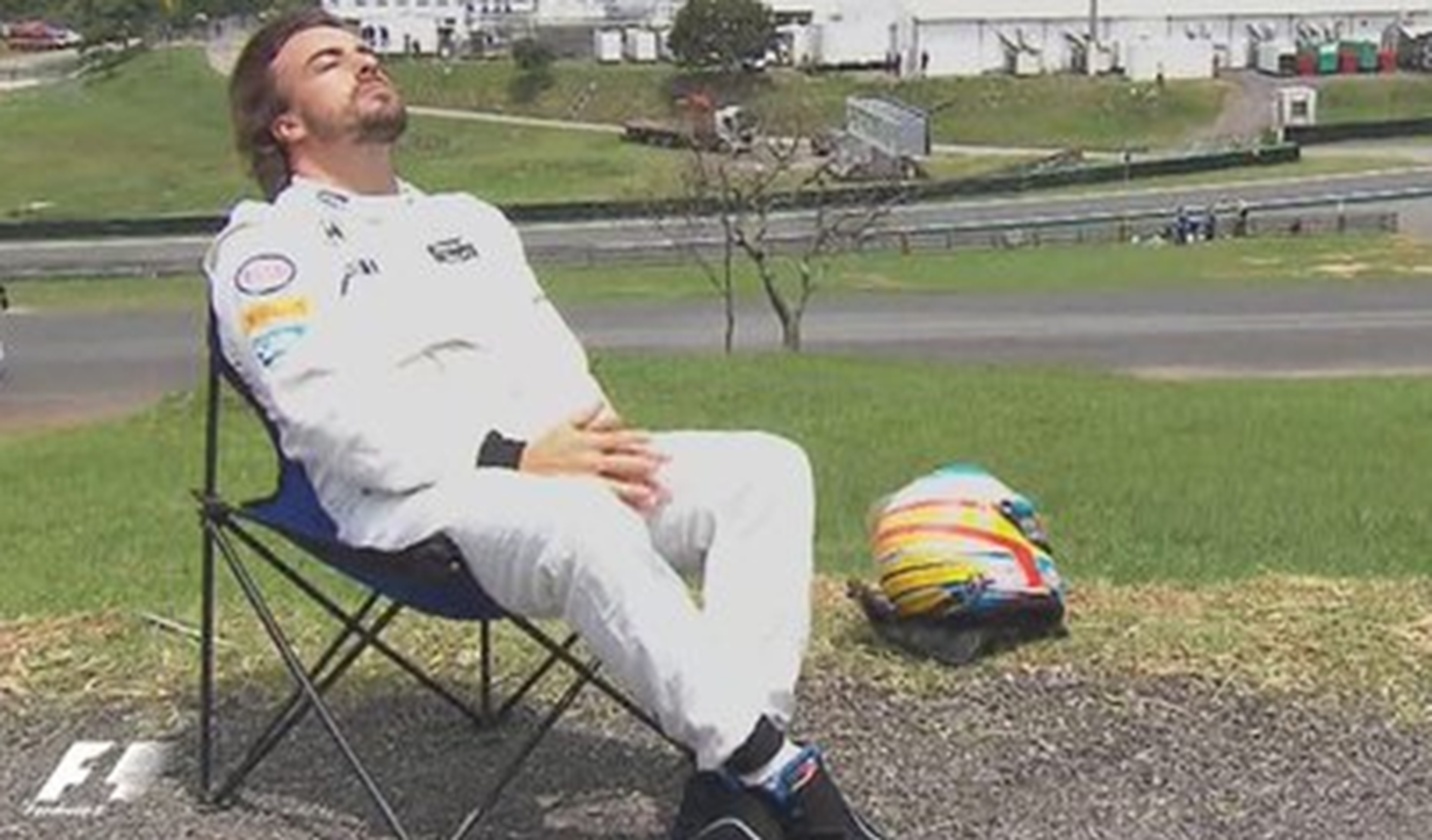 Alonso se queda tirado en la clasificación del GP Brasil