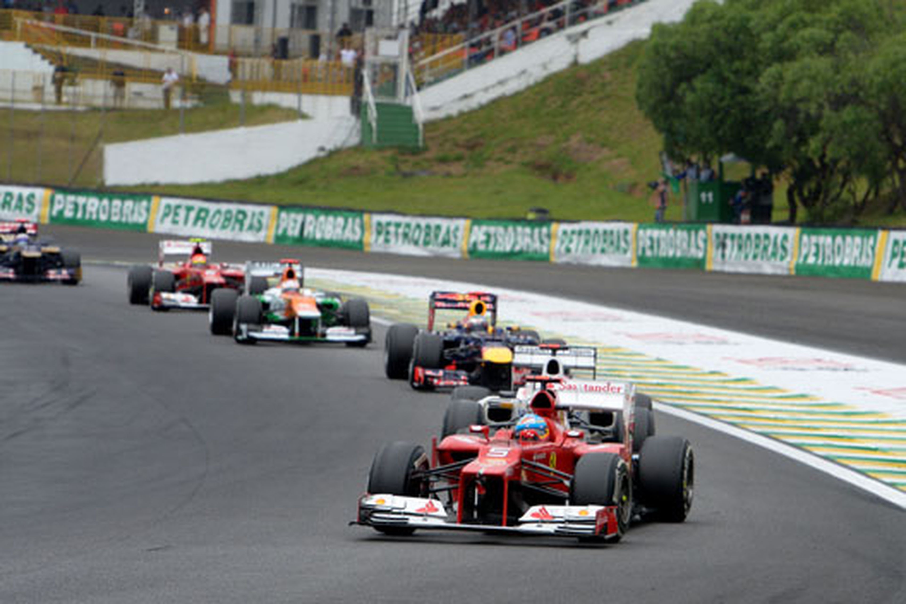 Alonso - Vettel - GP Brasil