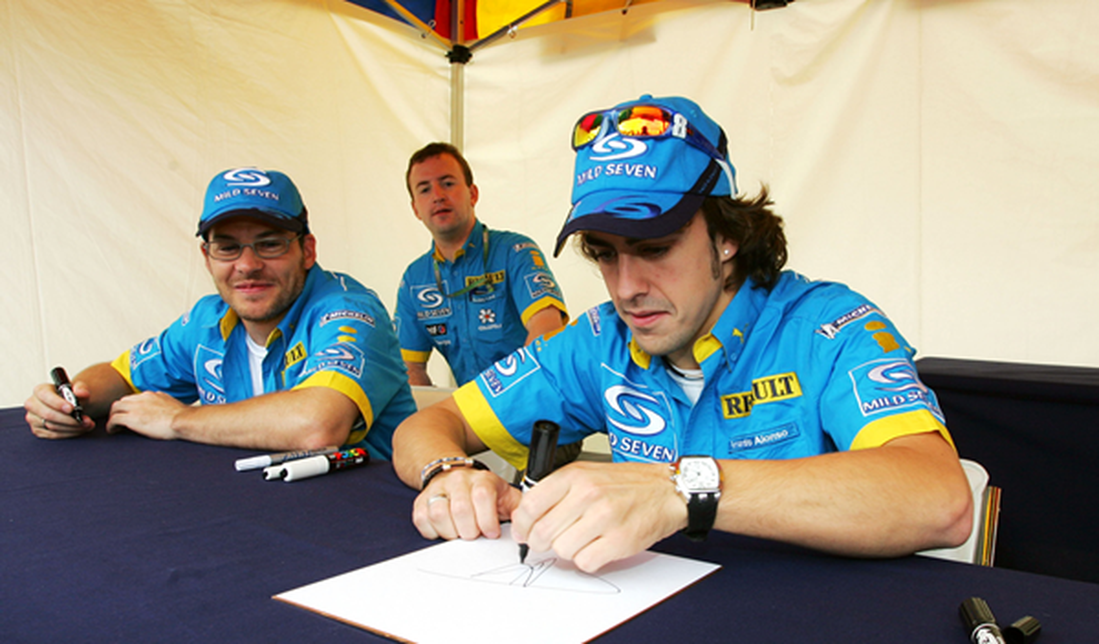 Alonso y Villeneuve compartieron equipo a finales de 2004.