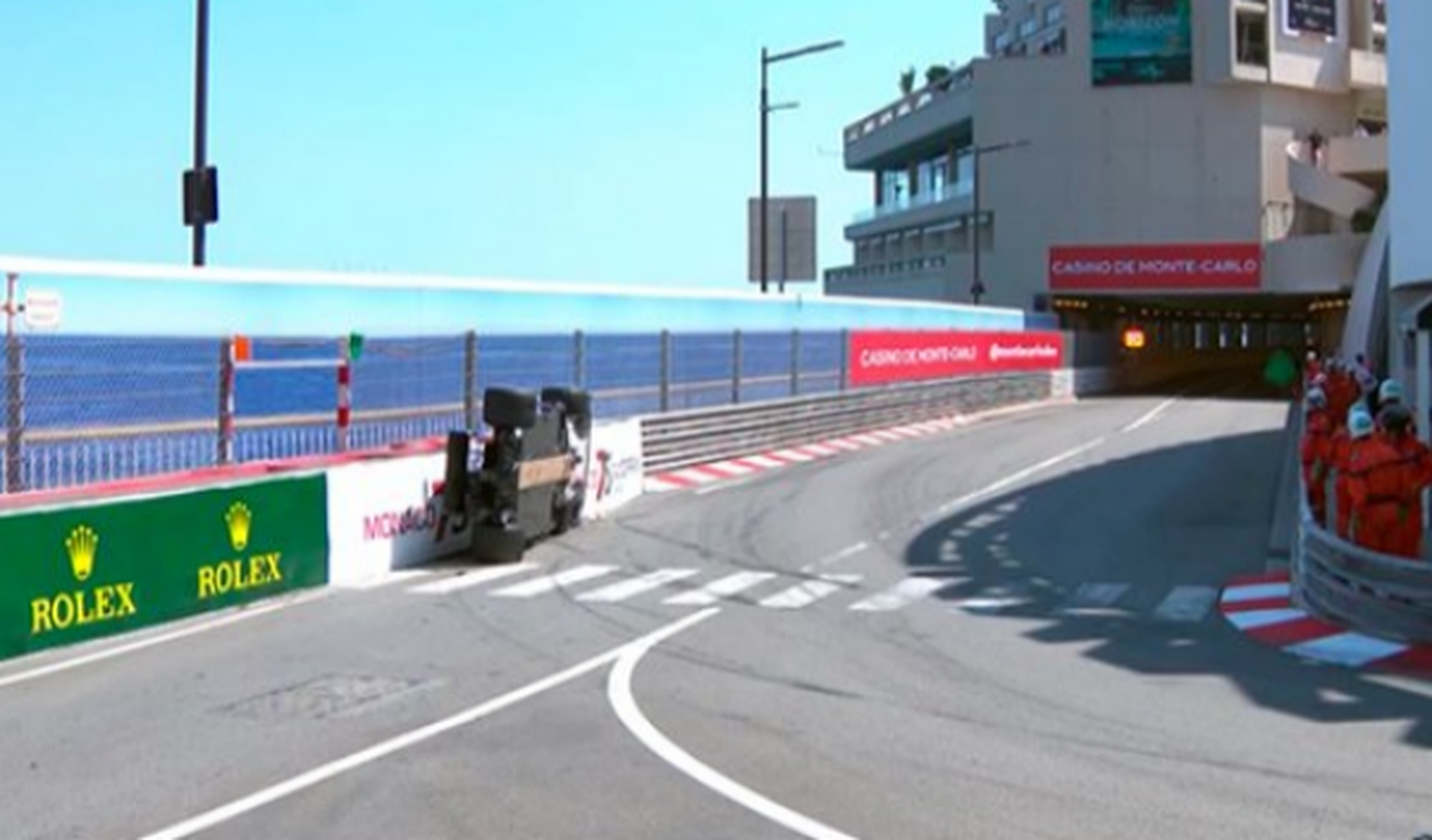 Aparatoso accidente de Button y Wehrlein en Mónaco