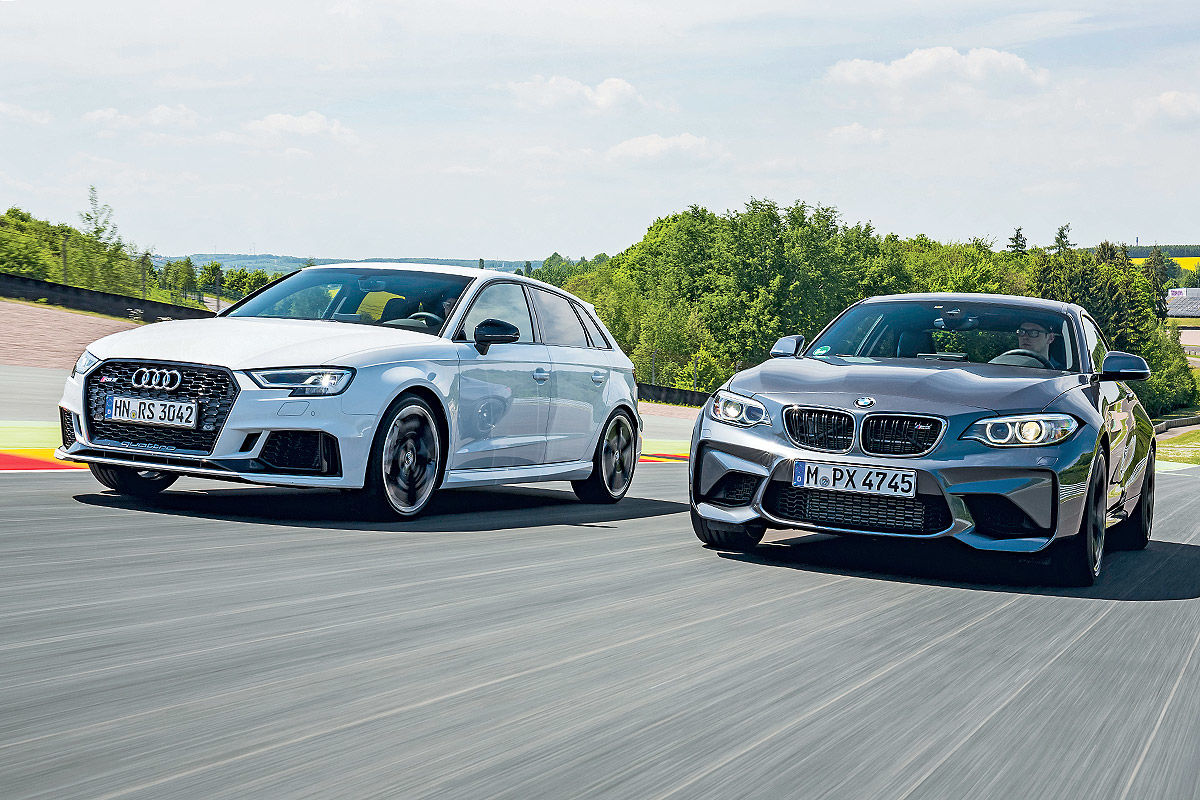 Comparativa nuevo Audi RS 3 vs BMW M2 Autobild.es
