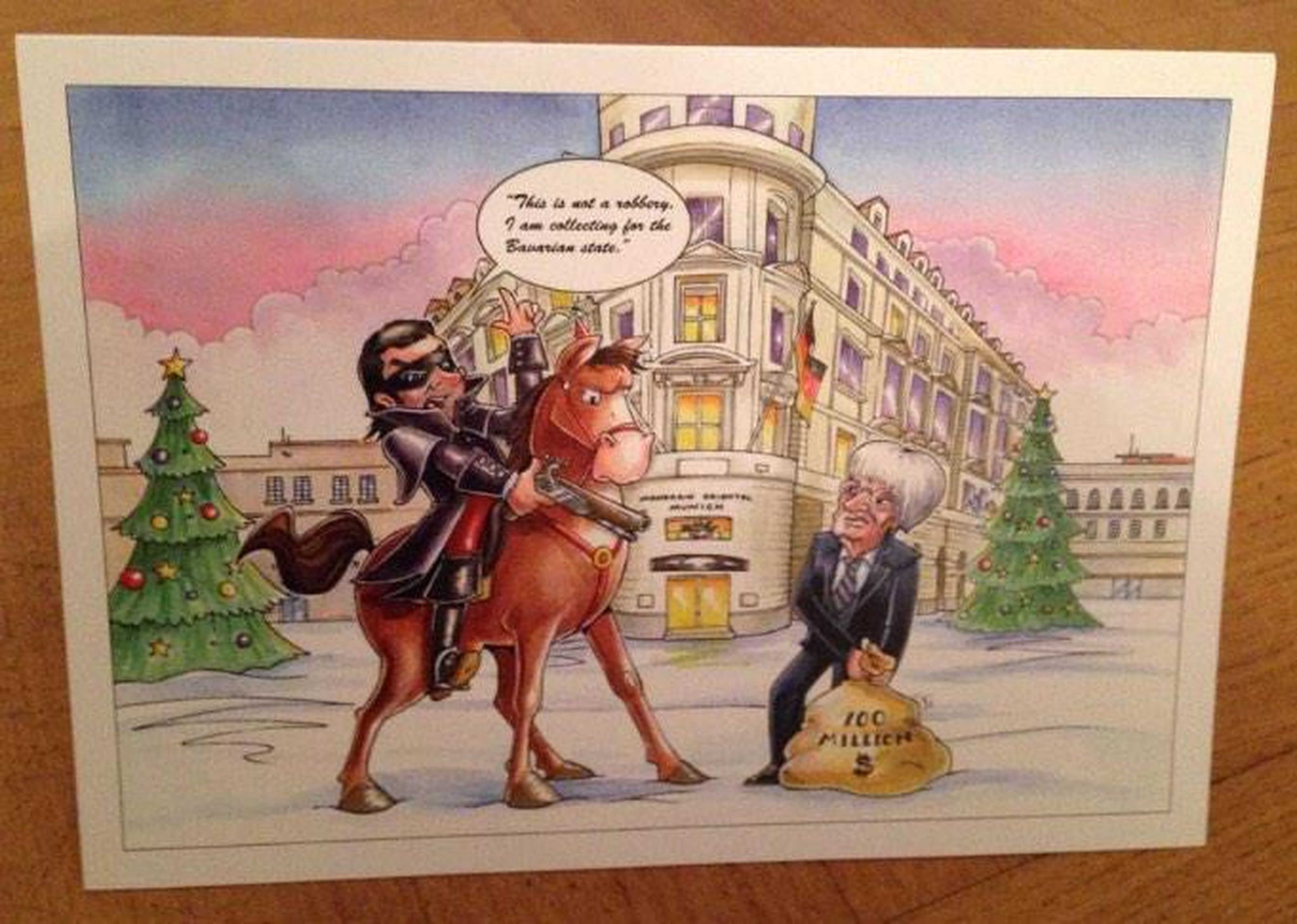 Bernie Ecclestone protagoniza su postal navideña de 2014