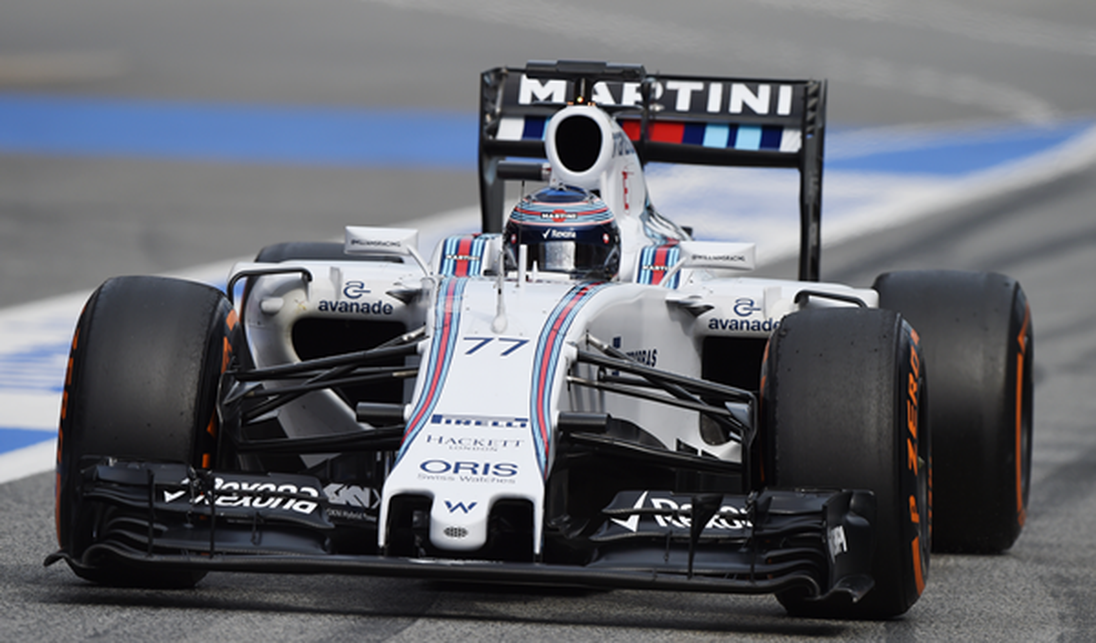 Bottas lidera en el último día de pretemporada F1 2015