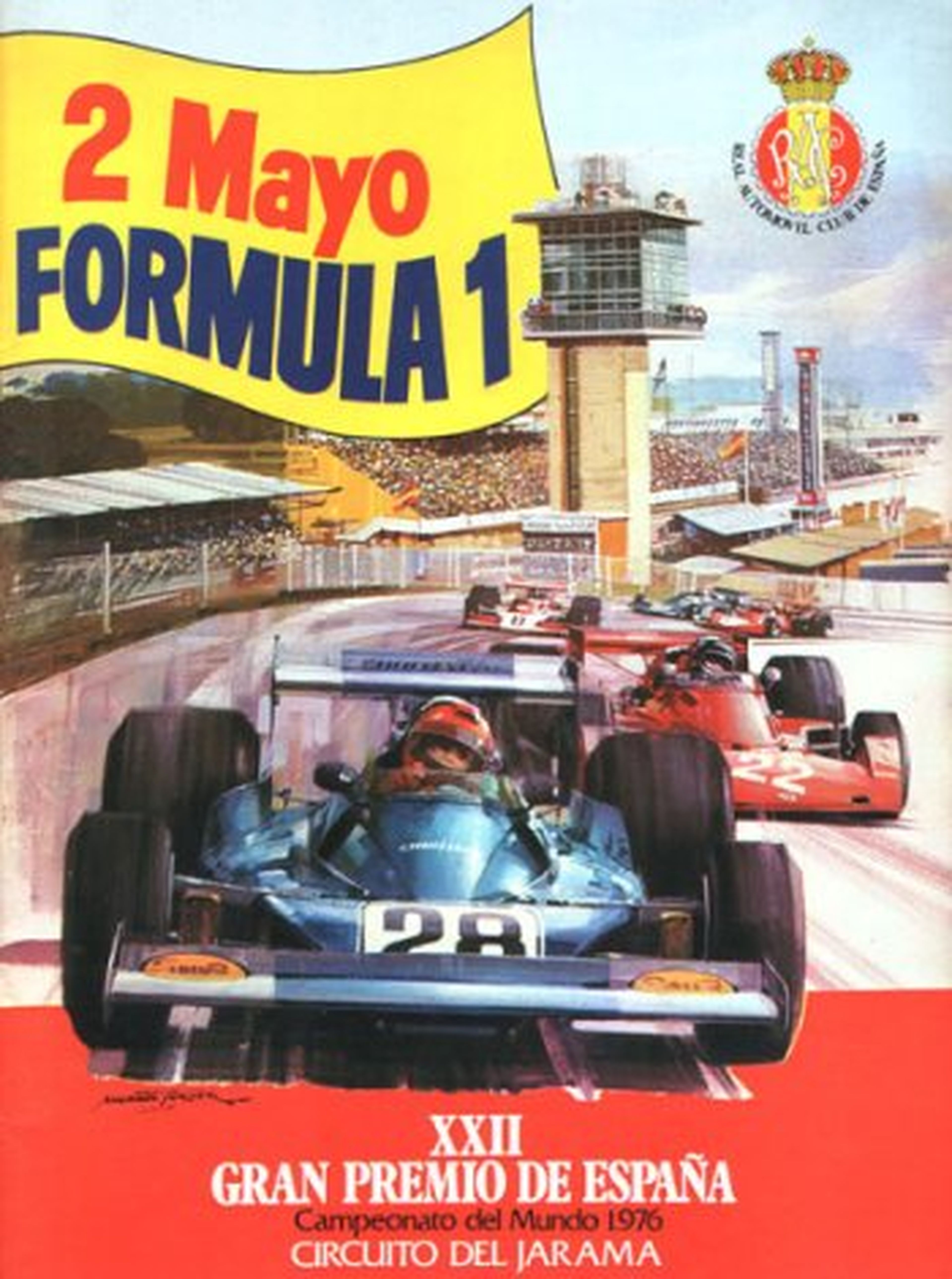Cartel del GP España F1 1976