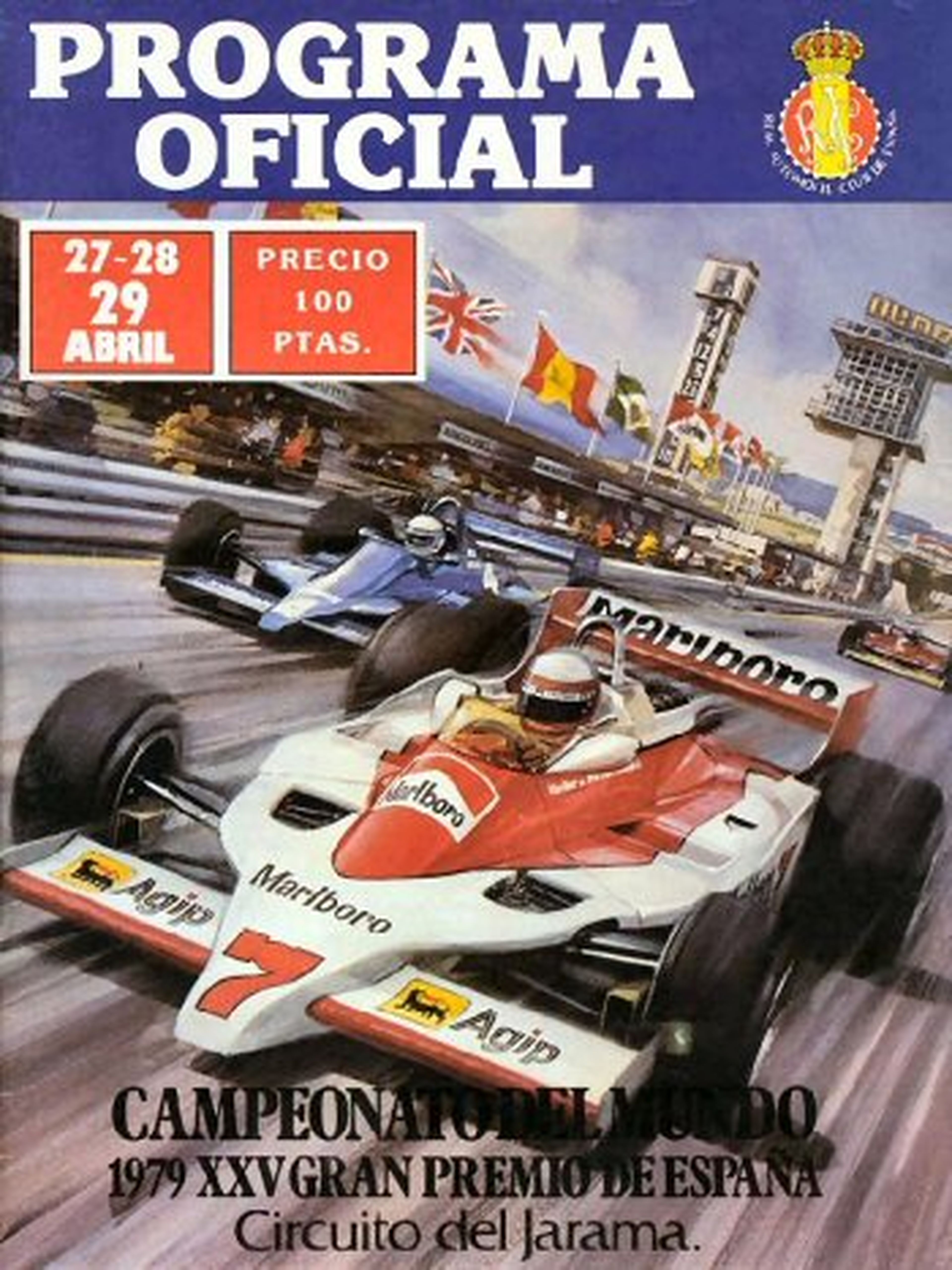 Cartel del GP España F1 1979