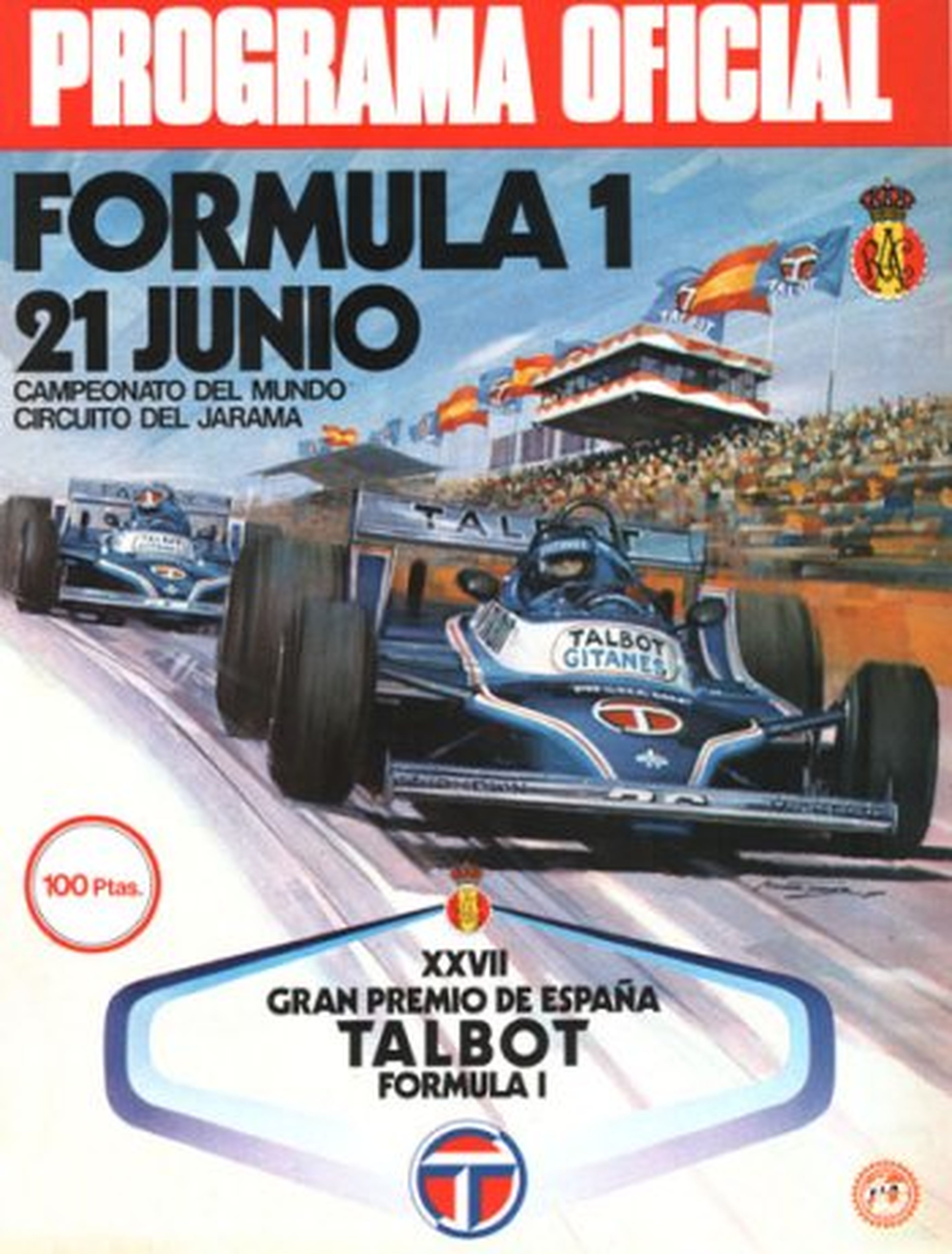 Cartel del GP España F1 1981