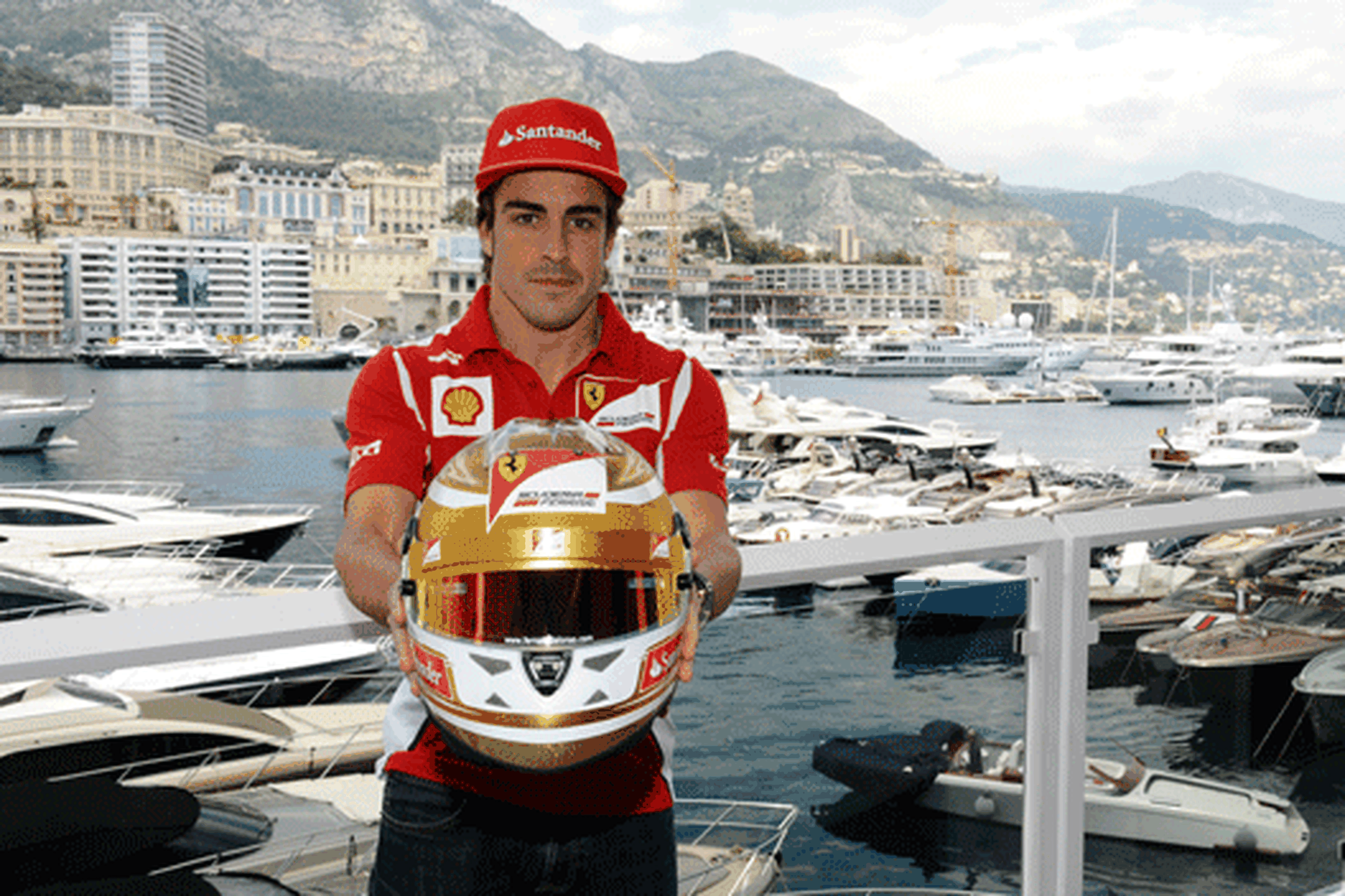 Casco - Fernando Alonso - GP Monaco - 2012