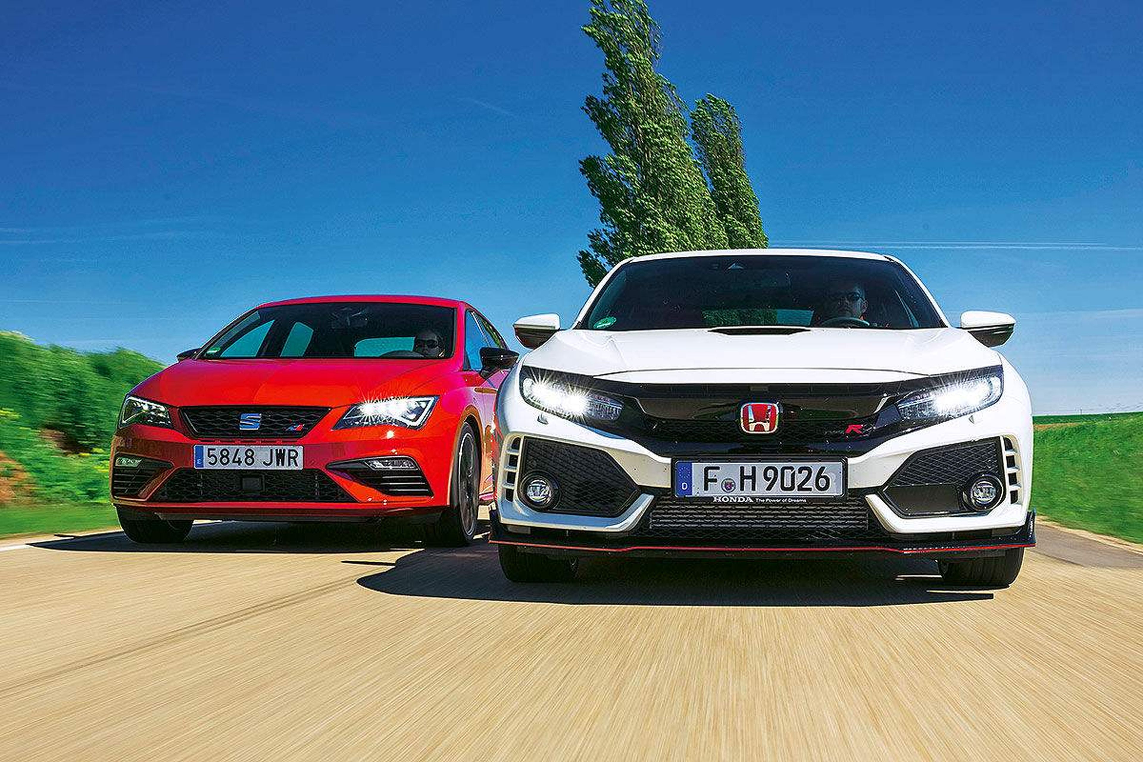 Comparativa: Honda Civic Type R vs Seat León Cupra
