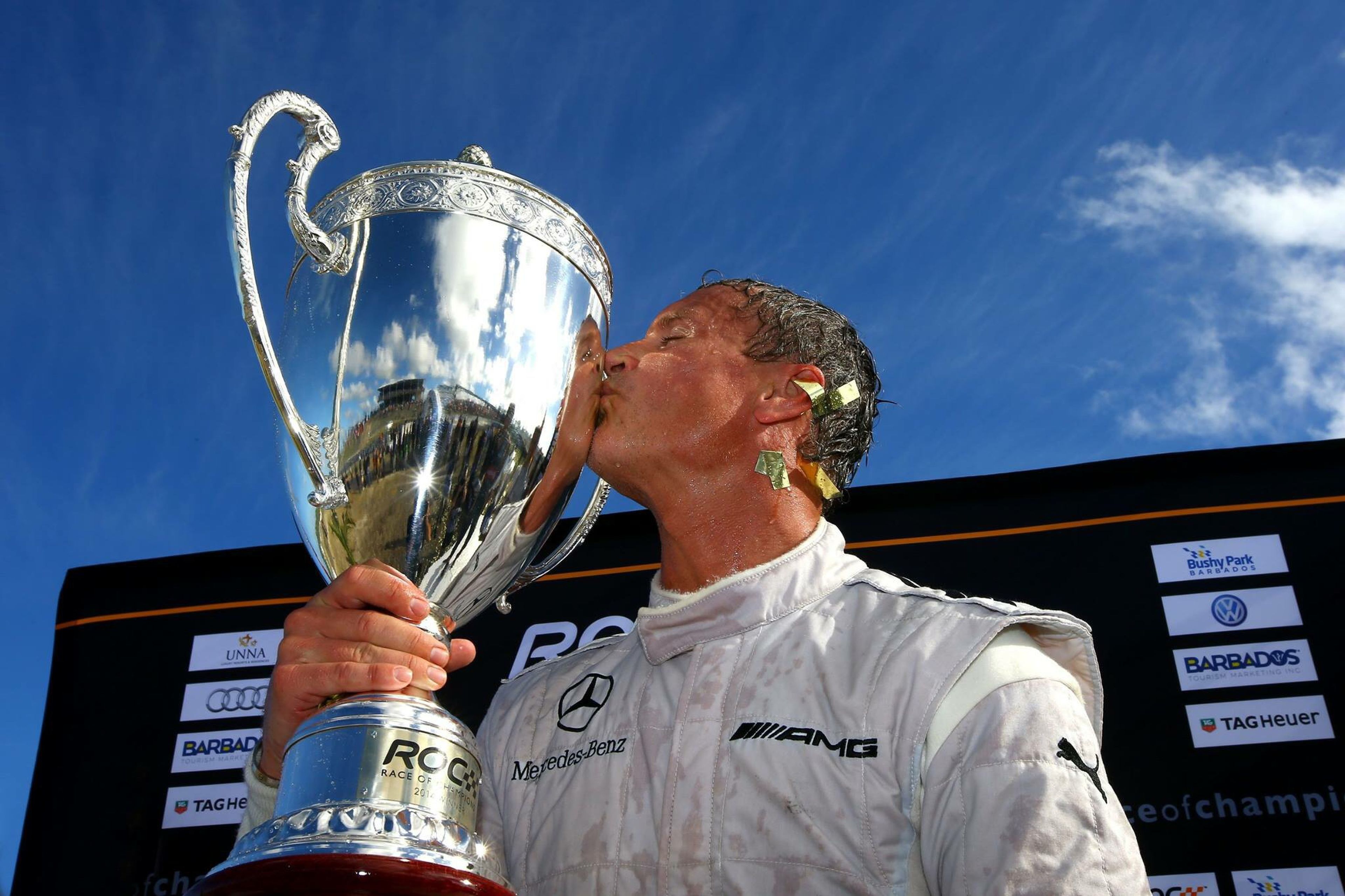 Coulthard, ganador de la Carrera de Campeones en Barbados