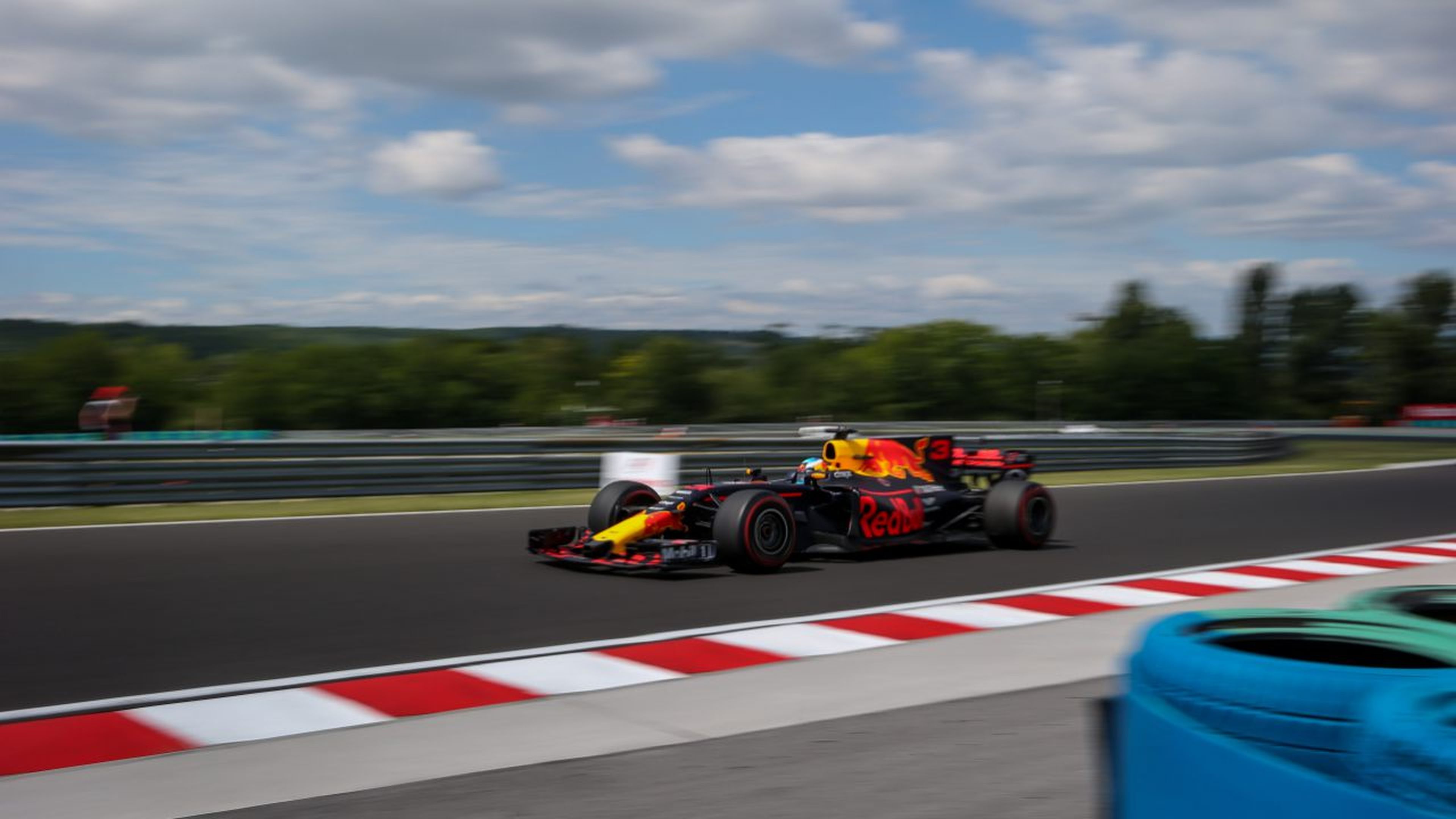 Daniel Ricciardo, en los Libres 2 de Hungría