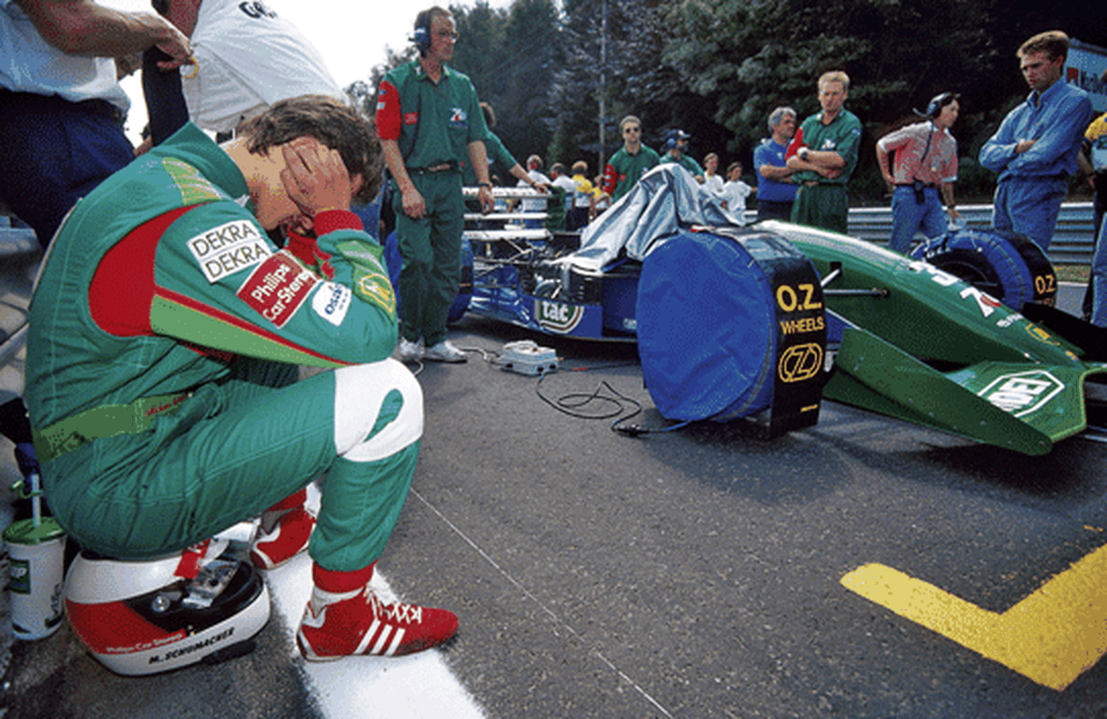 Debut Michael Schumacher - Jordan - Spa-Francorchamps - GP Belgica 1991