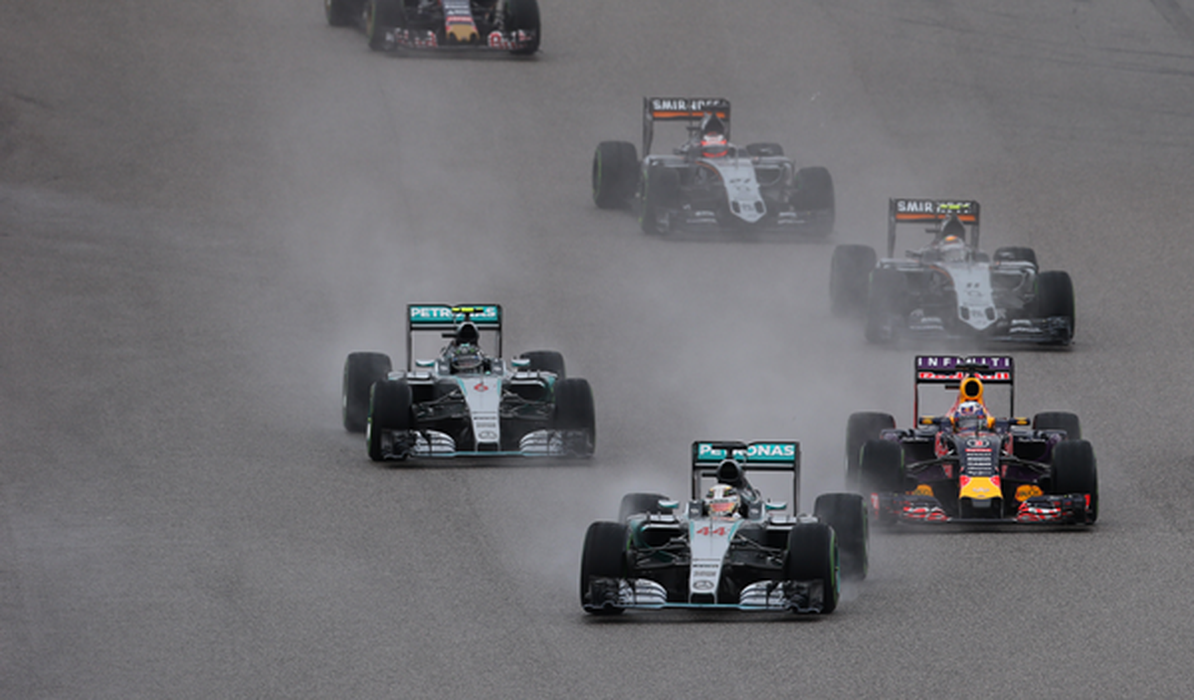 F1. GP EEUU 2015: Hamilton gana y se alza con el título