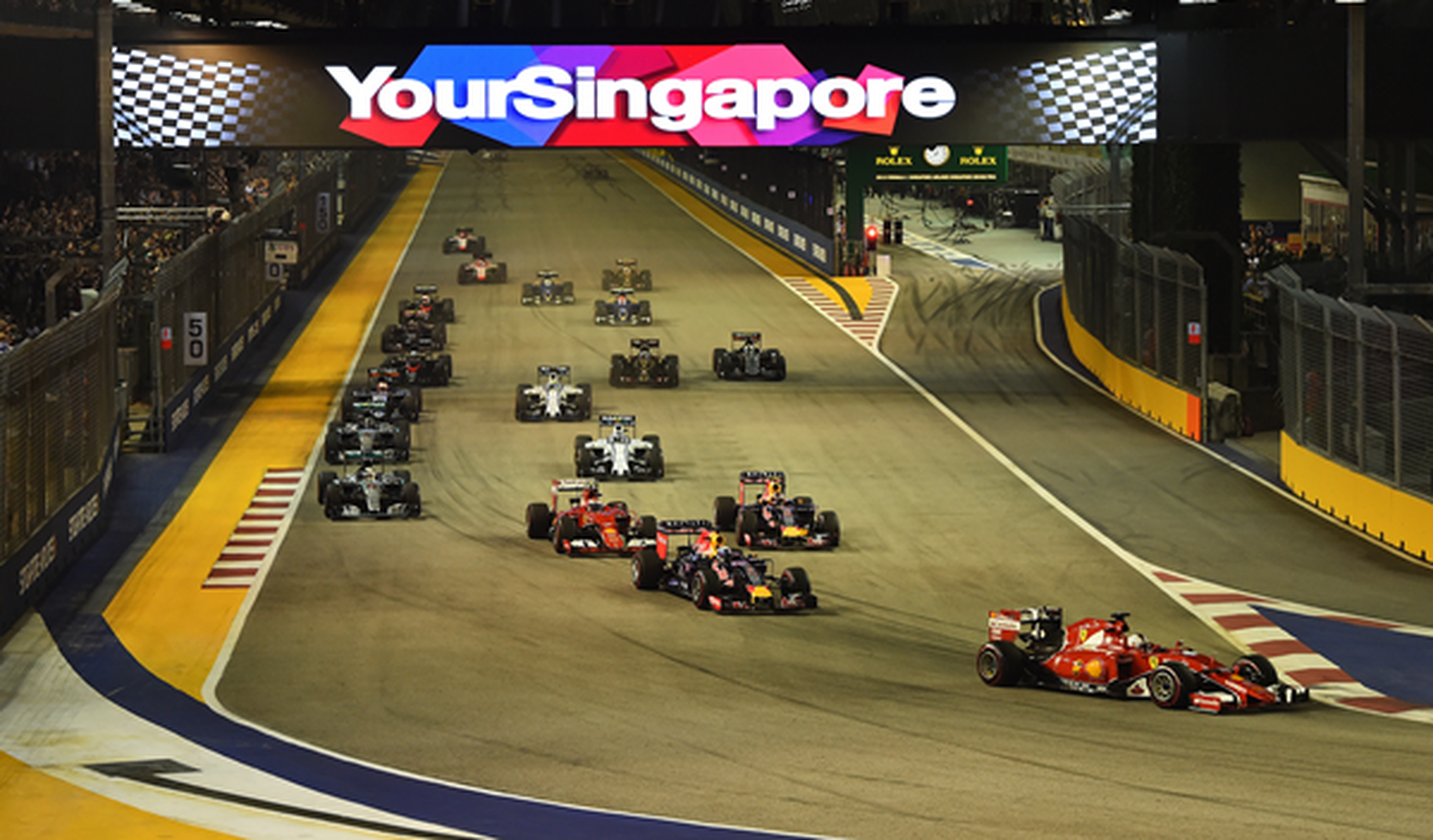 F1. GP Singapur 2015: Vettel vence, Alonso abandona