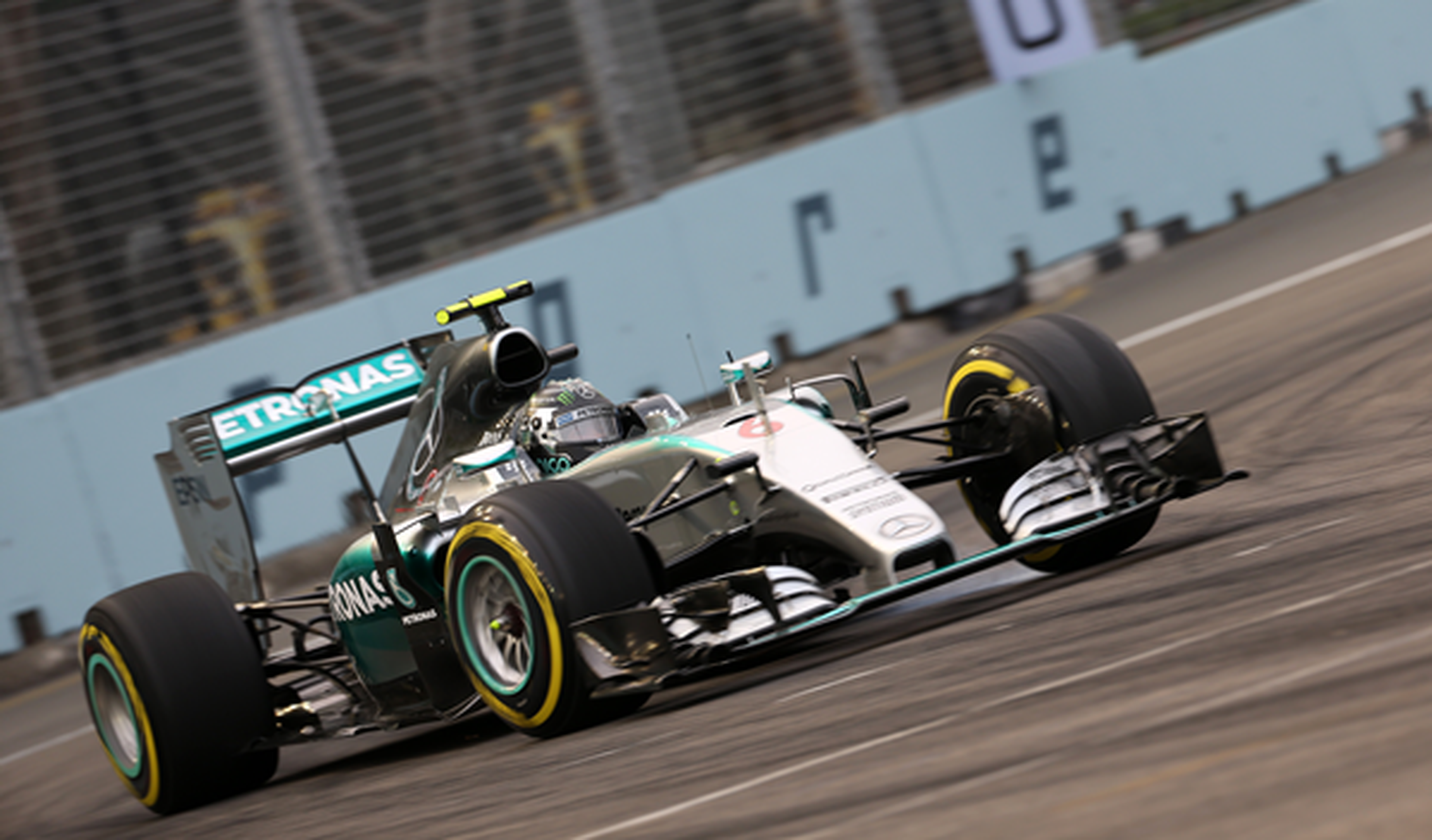 F1. Libres 1 GP Singapur: Rosberg lidera, McLaren avanza