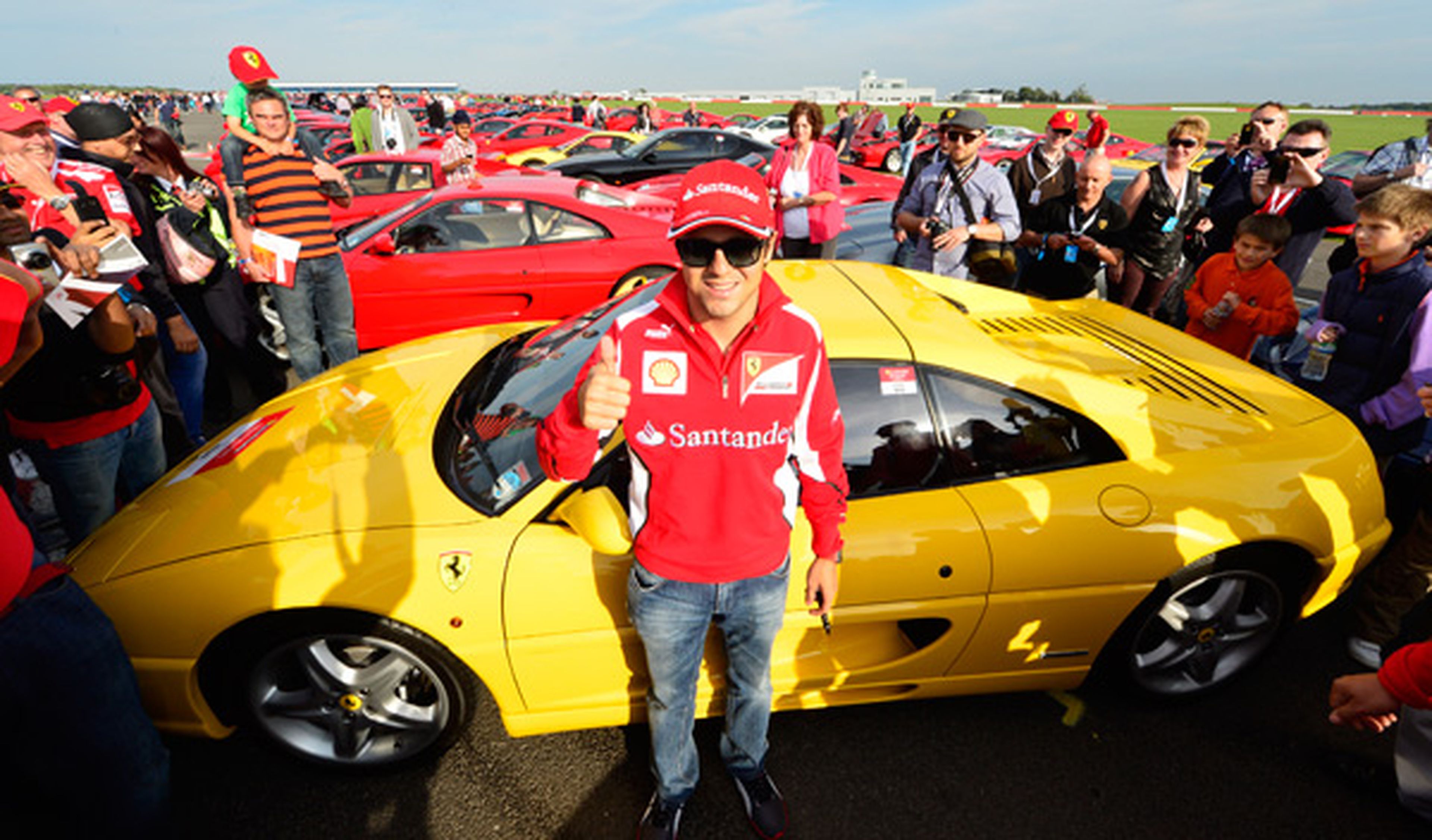 Felipe Massa - Ferrari - Record Guinness - Silverstone - 2012