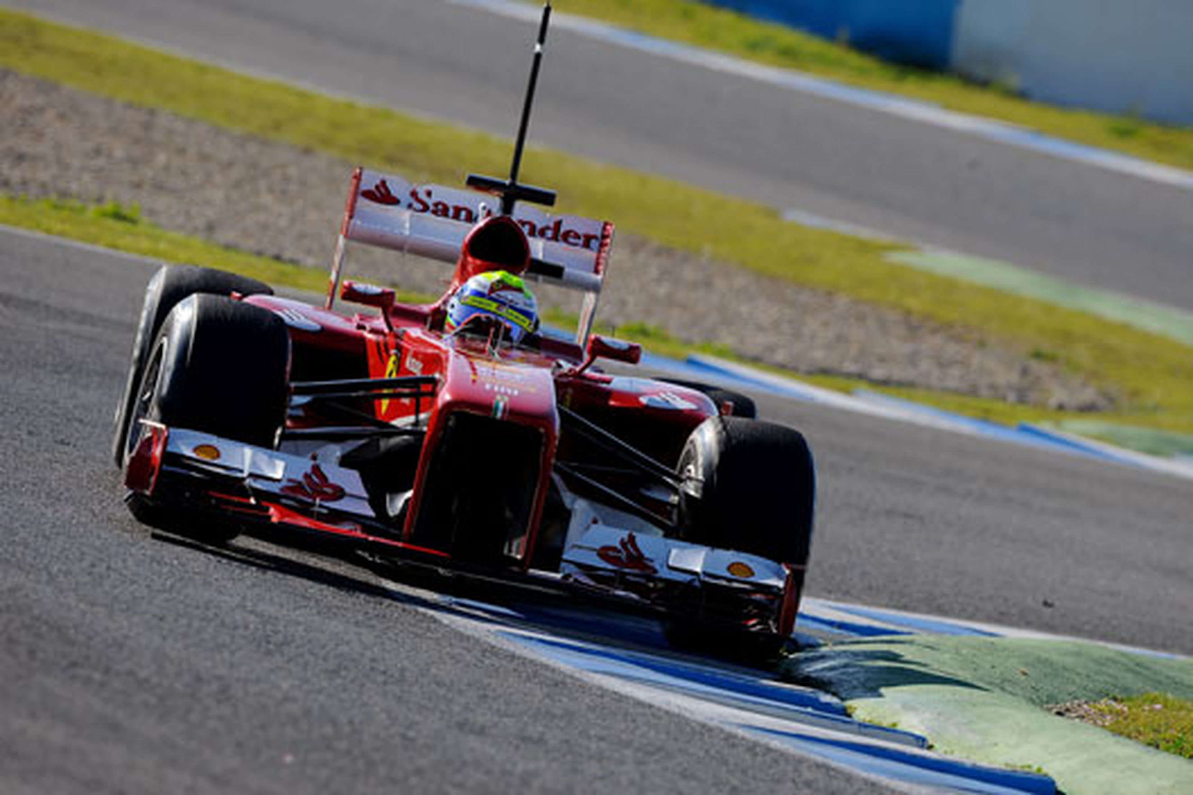 Felipe Massa Ferrari Tests Jerez 2013