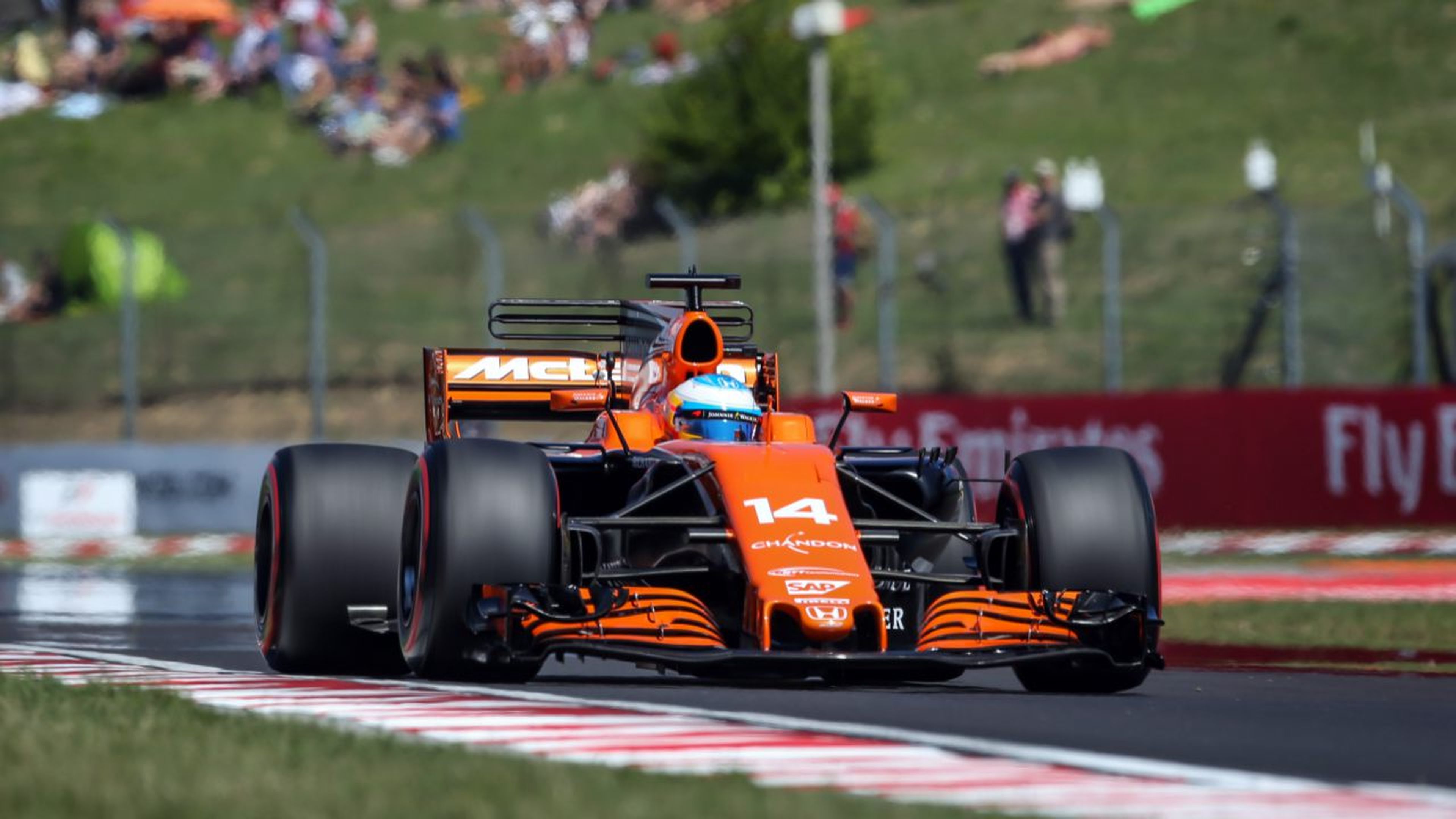 Fernando Alonso, en la clasificación para el GP de Hungría