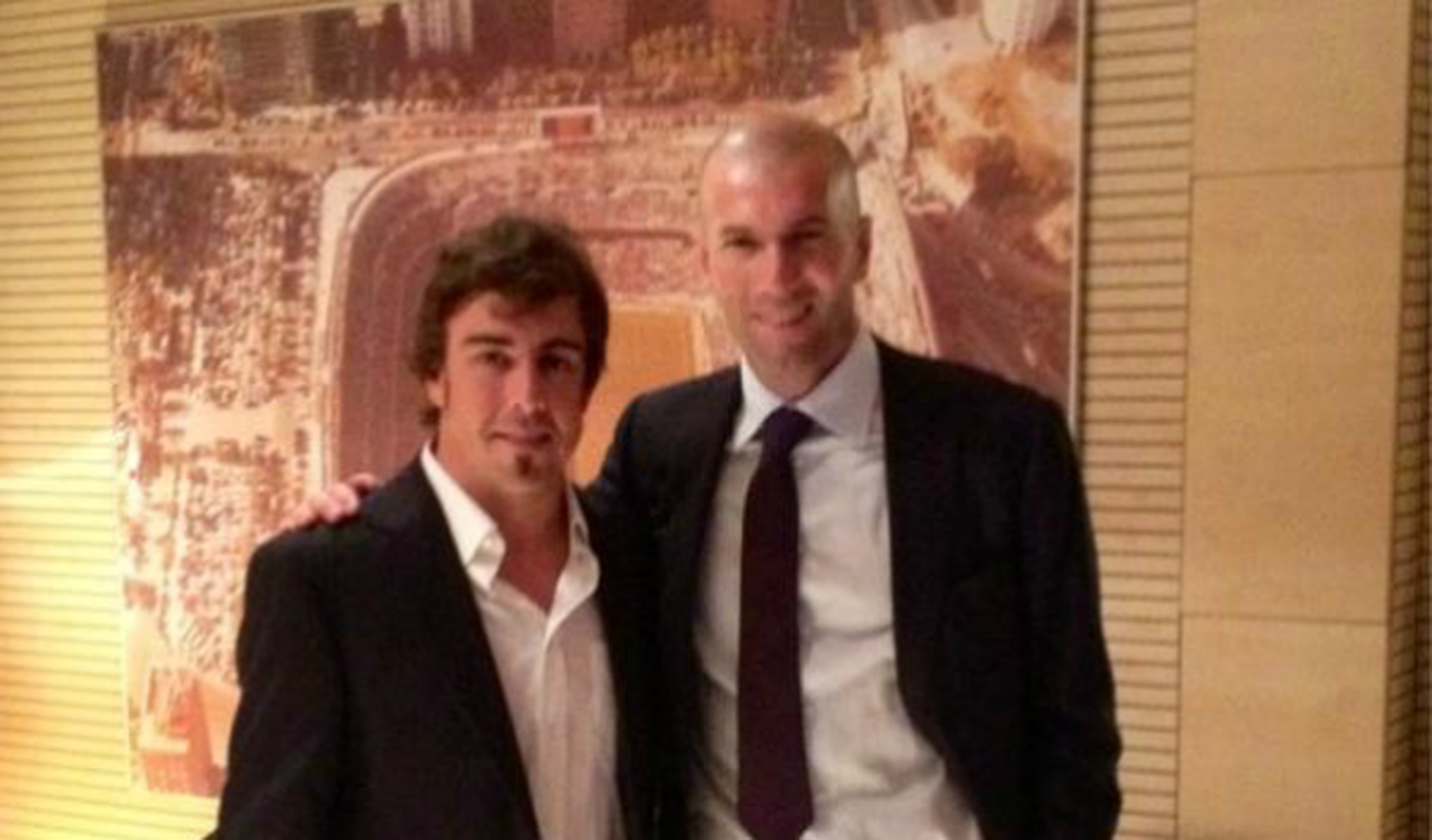 Fernando Alonso se declara admirador de Zidane