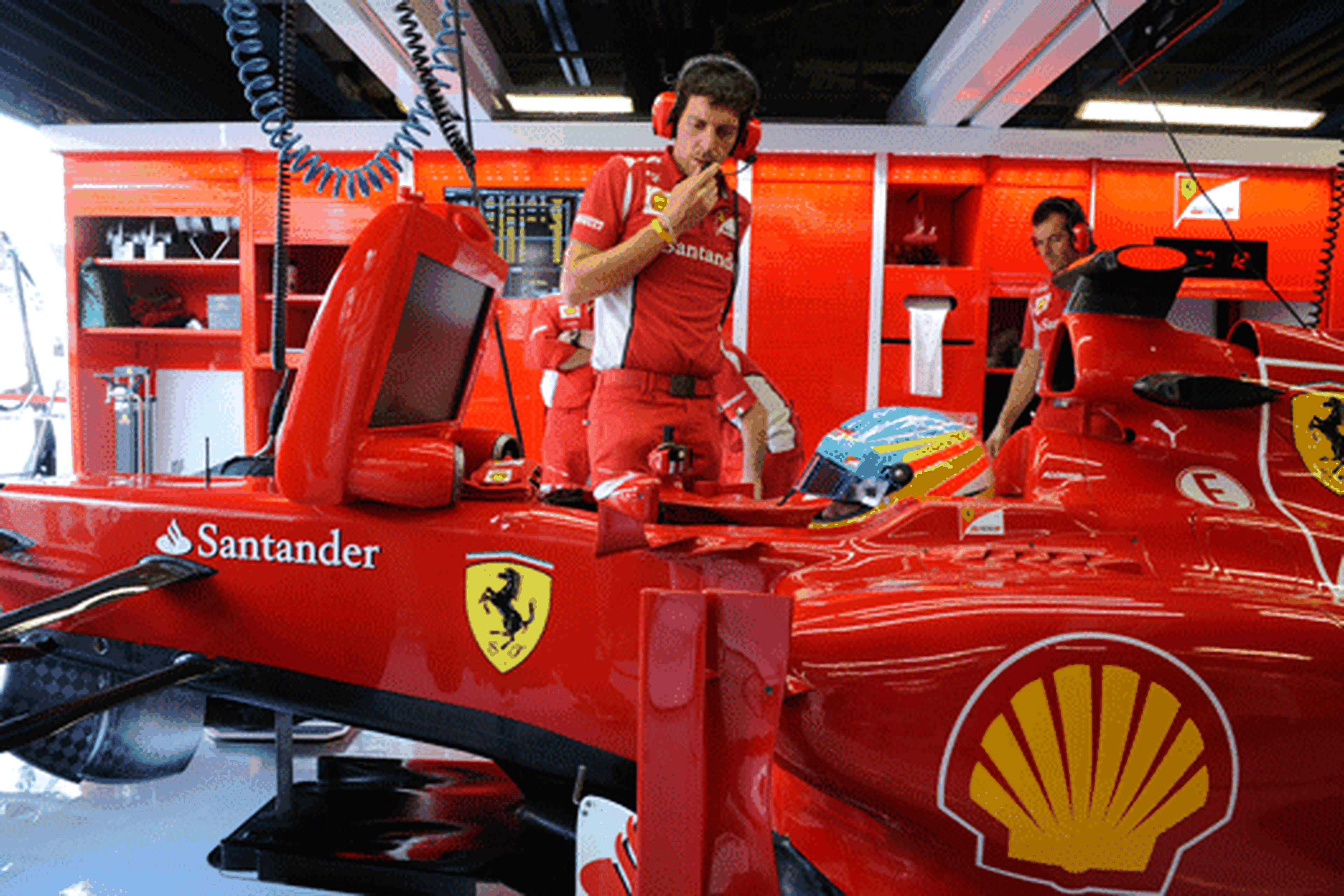 Fernando Alonso - Ferrari - GP Italia - Monza - box