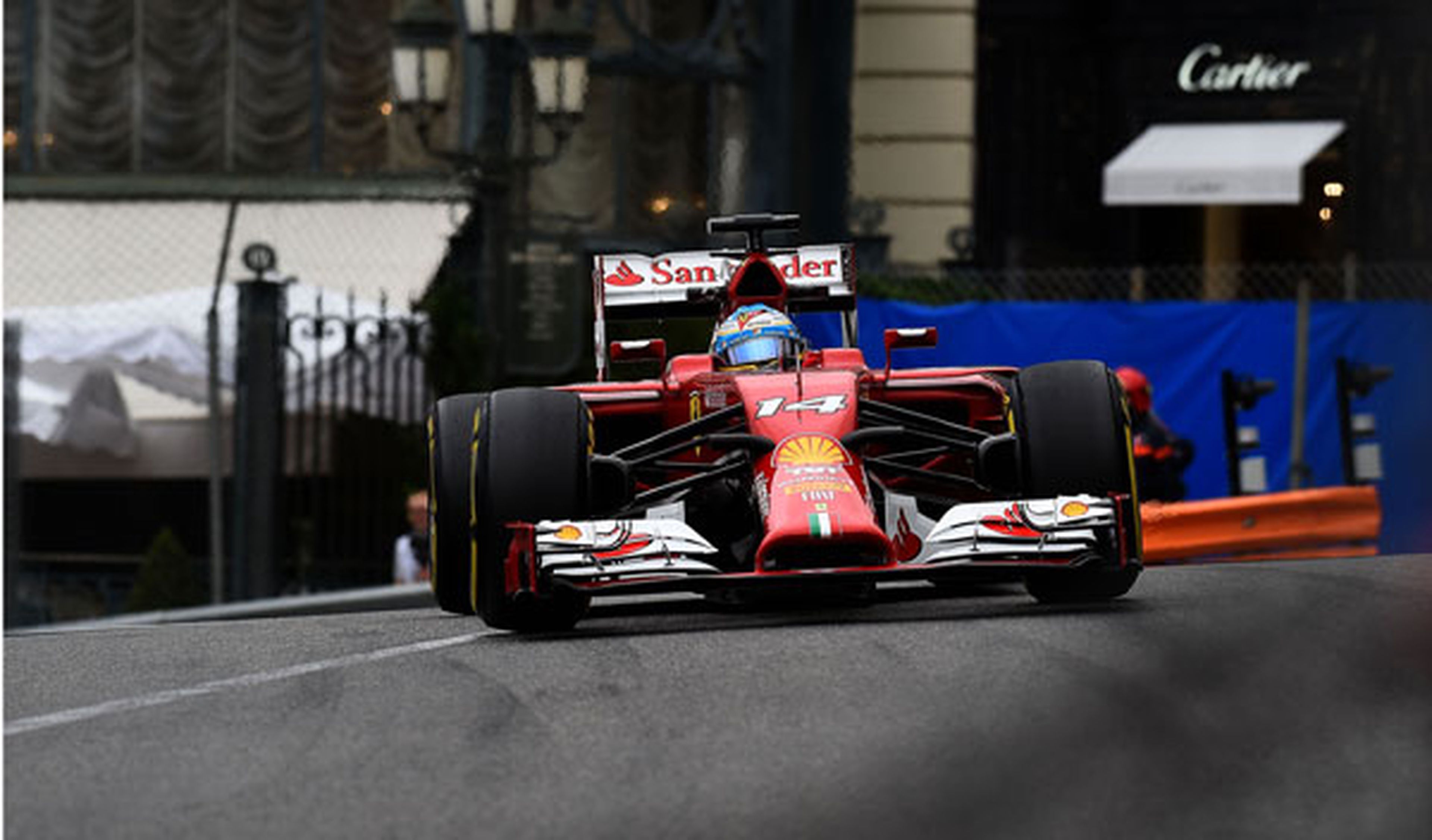 Fernando Alonso en el GP de Mónaco 2014