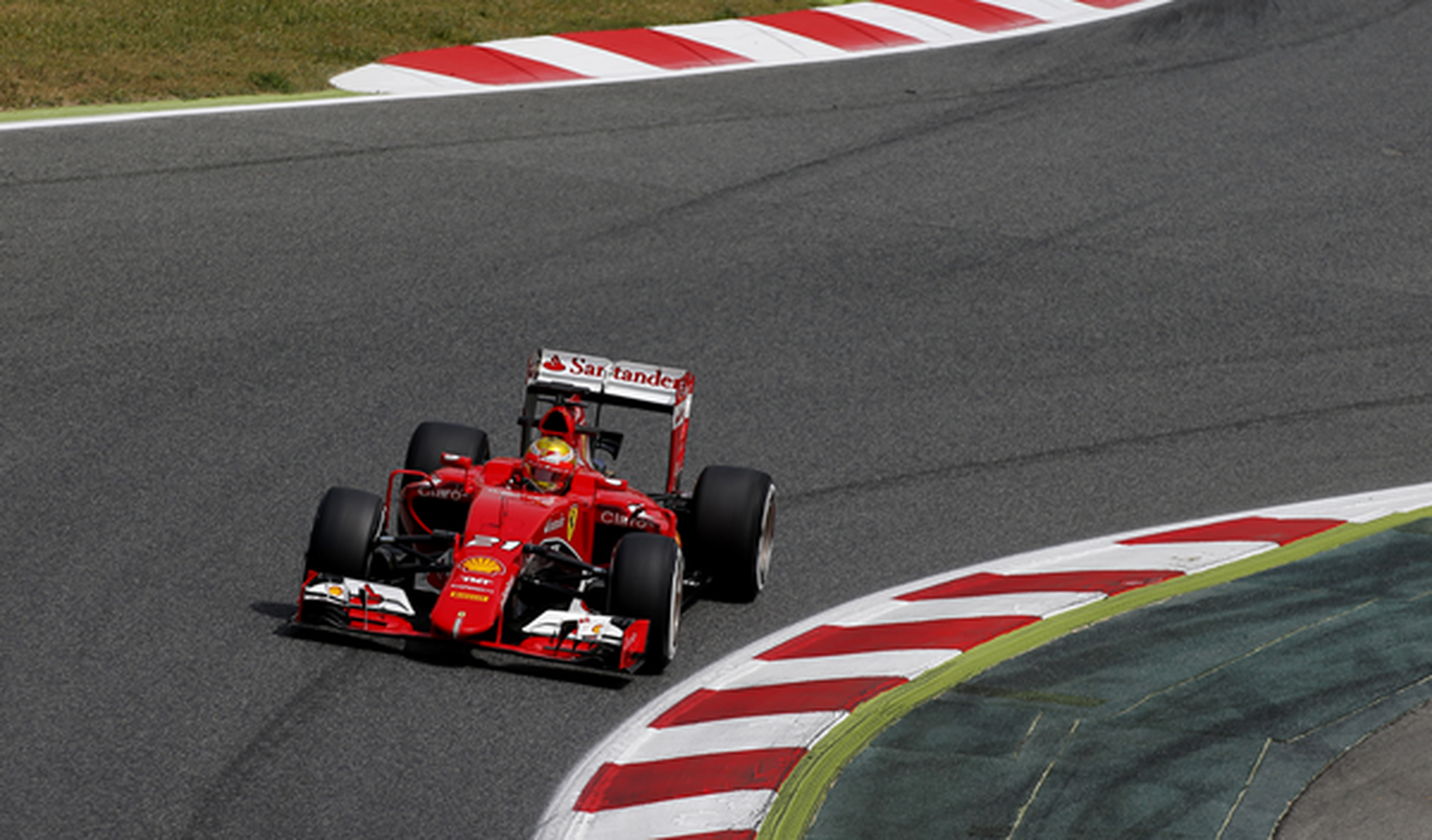 Ferrari y Haas, juntos en un 'filming day' en Montmeló