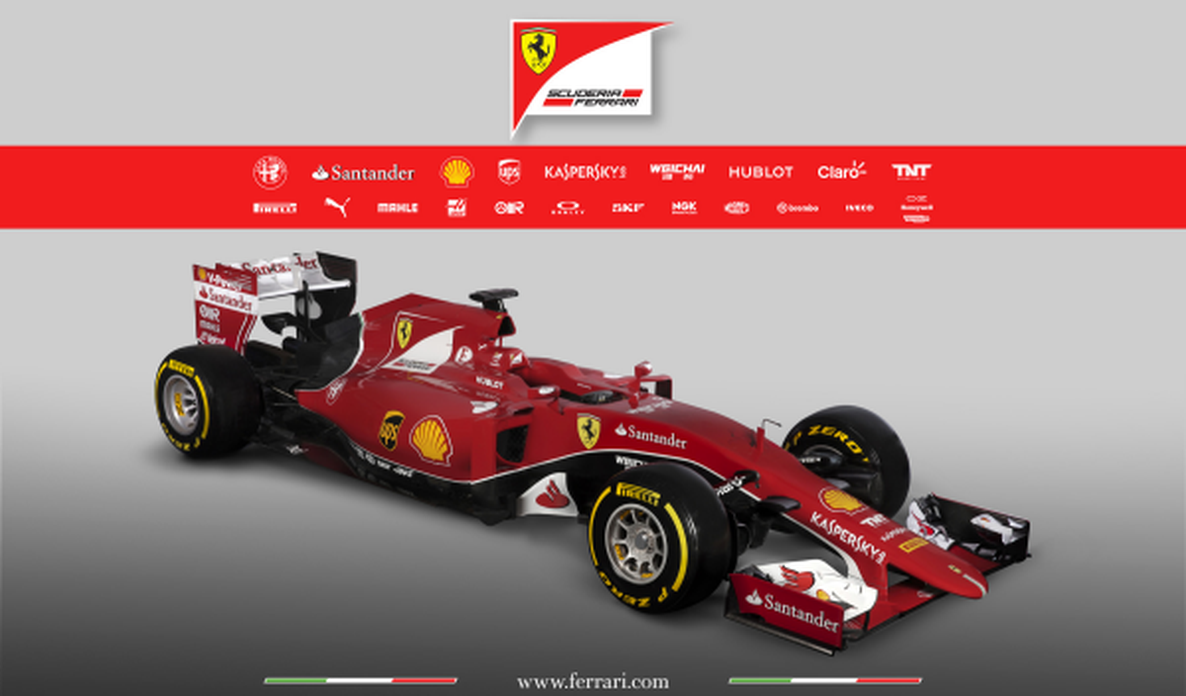 Ferrari presenta el SF15-T de Vettel y Räikkönen