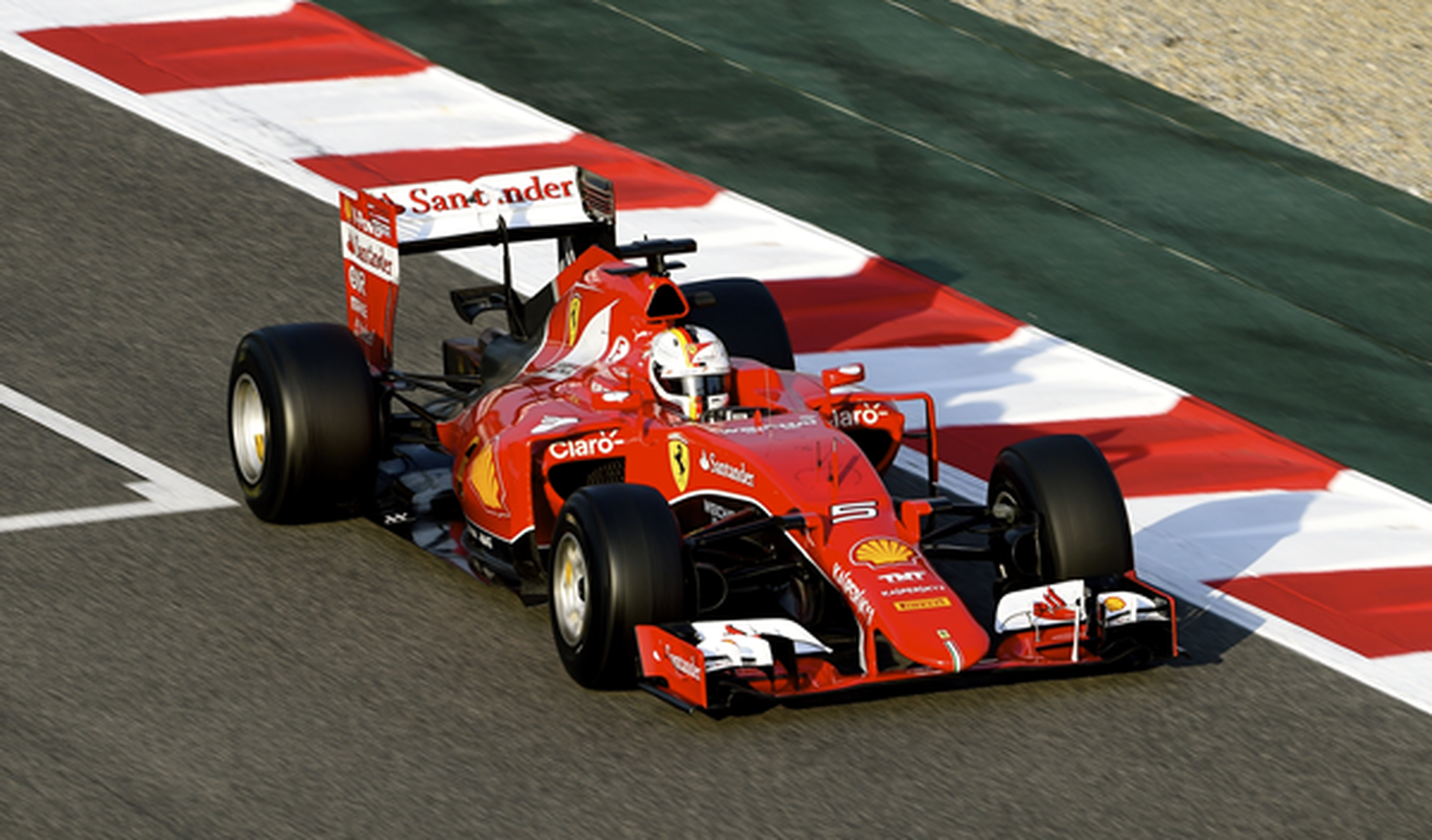 El Ferrari SF15T de Vettel se llama Eva