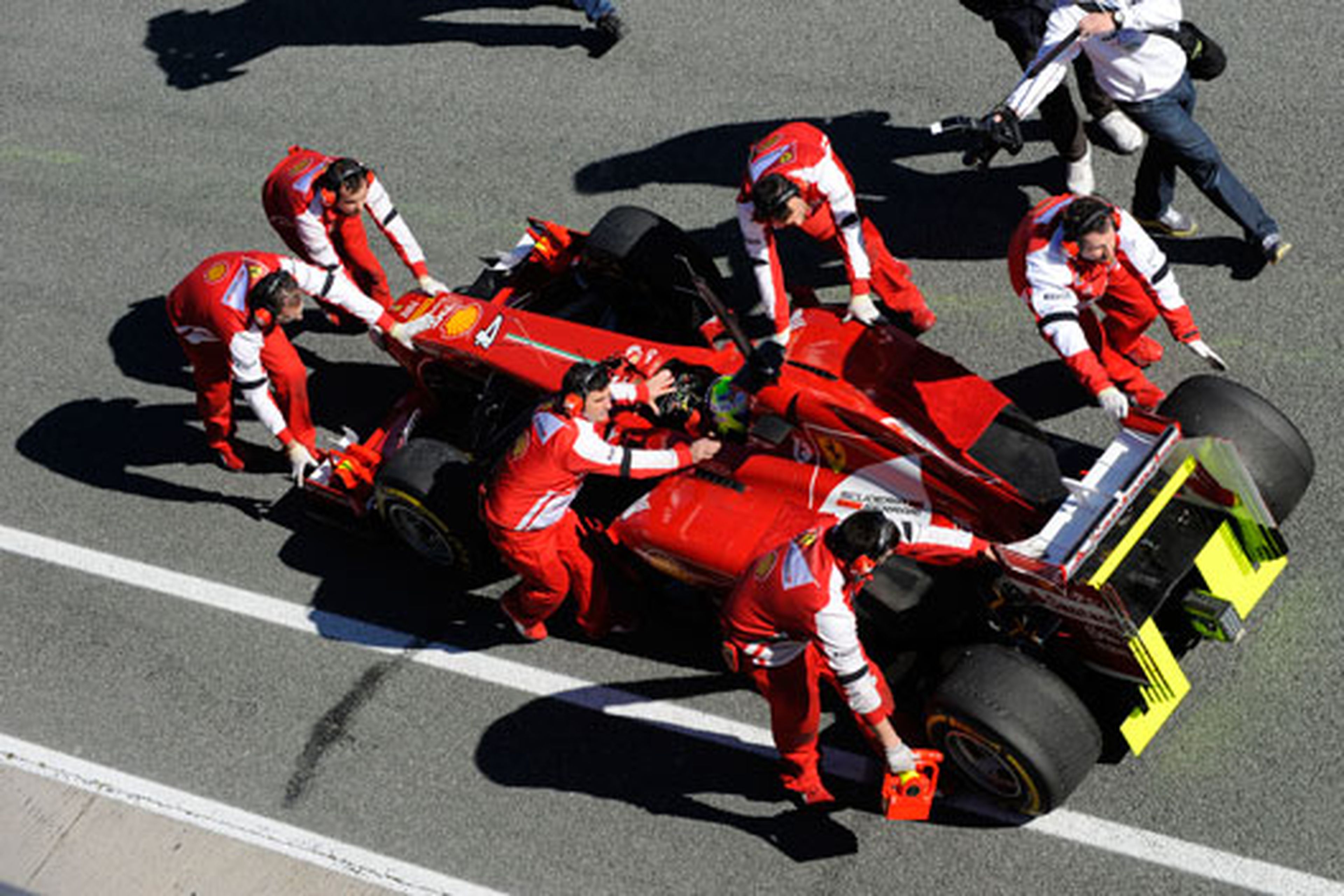 Ferrari tests F1 2013