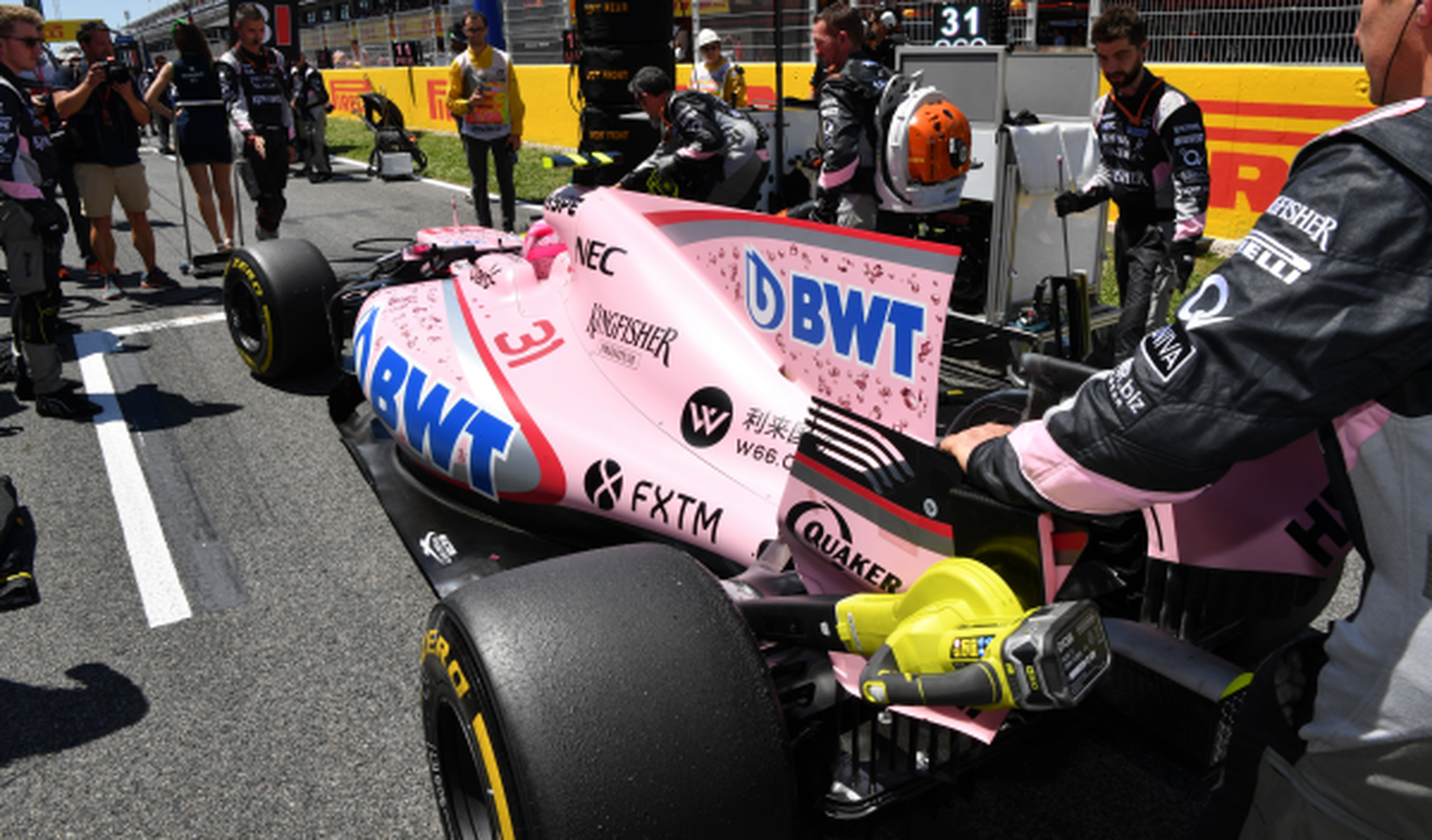 Force India F1 2017 parrilla