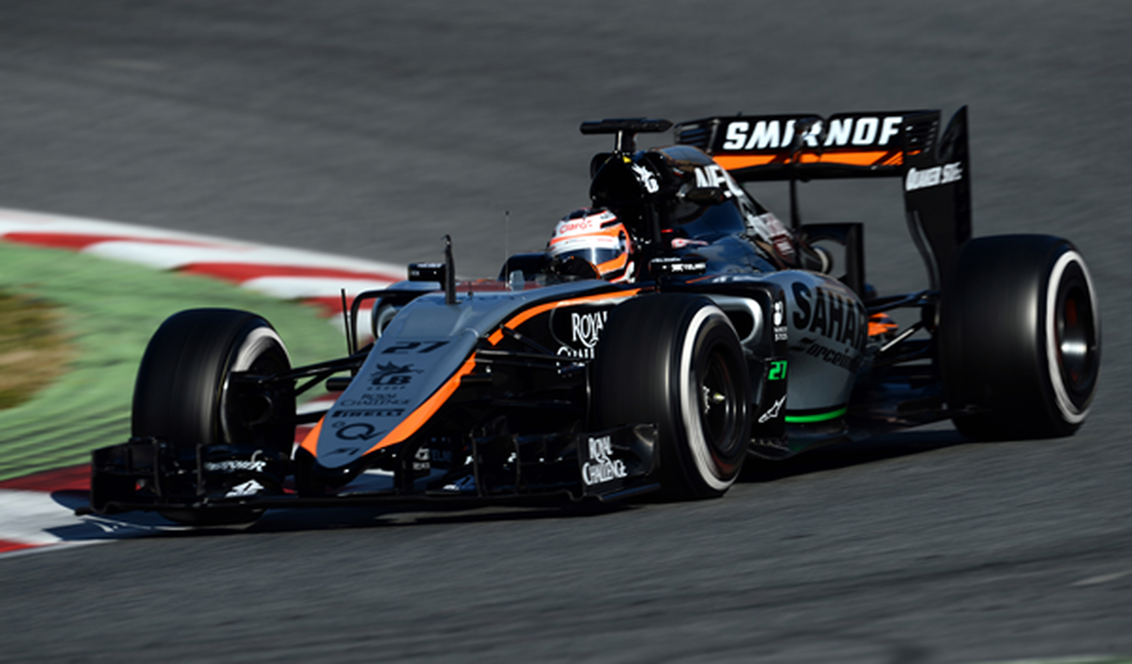 El Force India VJM08 de 2015 se estrena en Barcelona