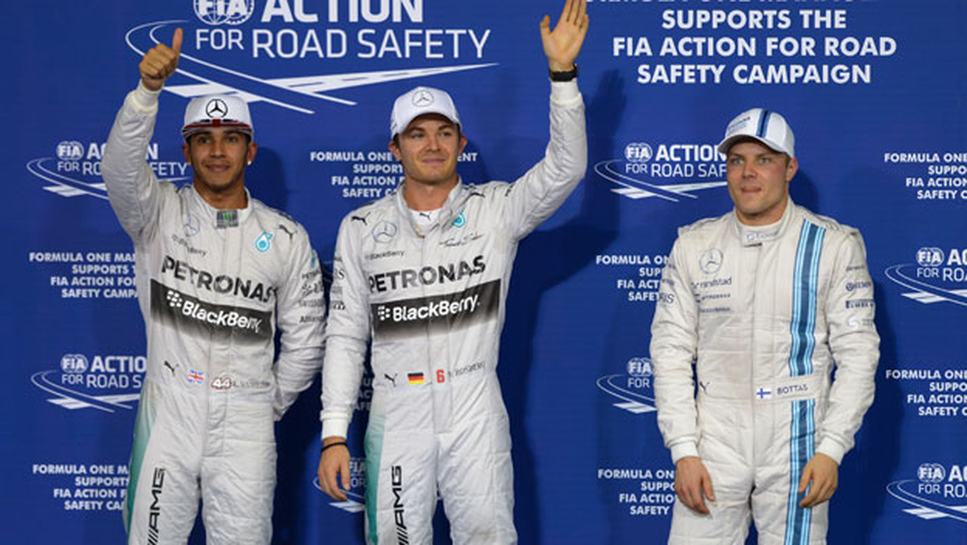 Fórmula 1: Clasificación GP Abu Dabi 2014. Pole de Rosberg