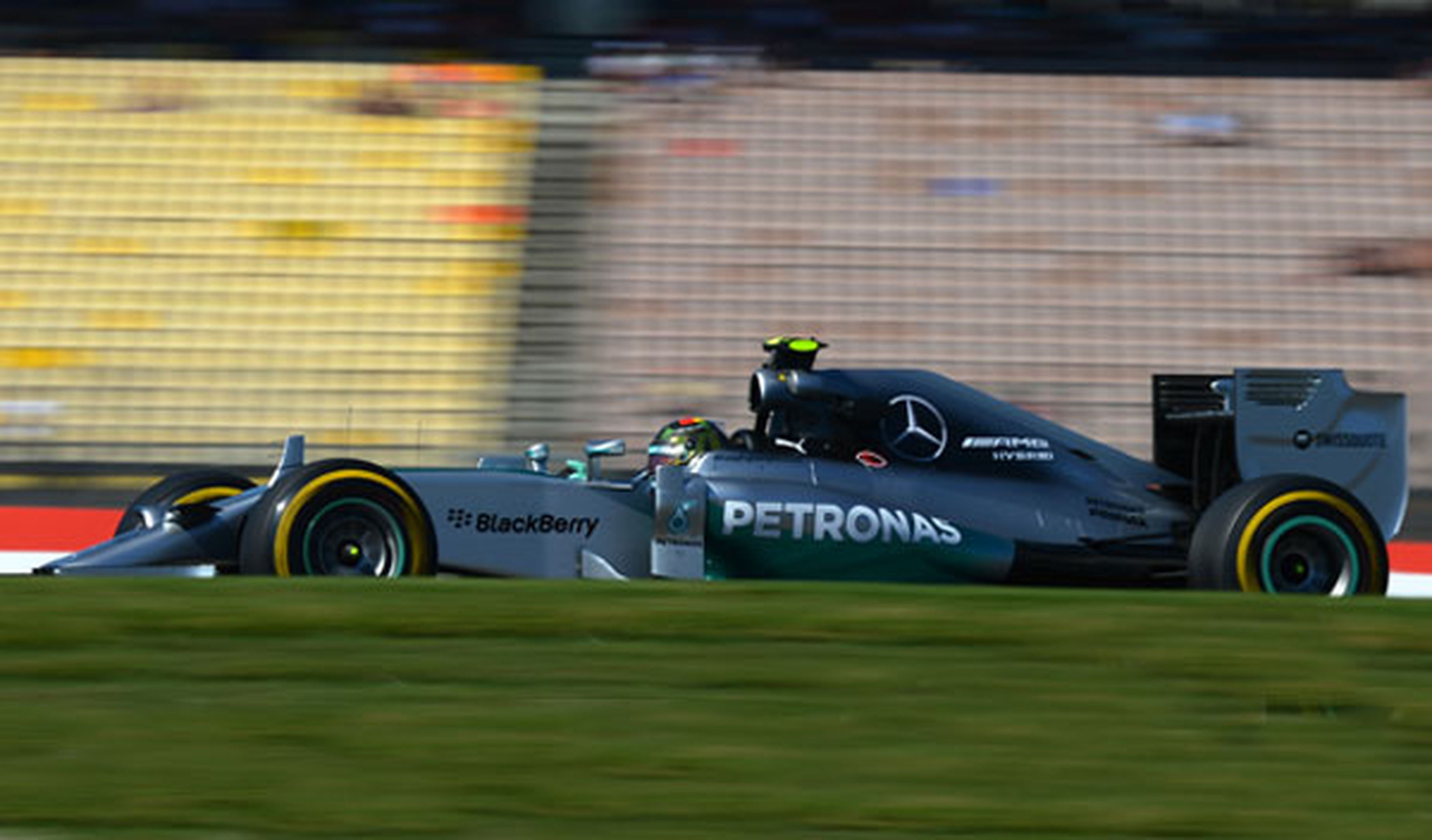 Fórmula 1: Libres 1 GP Alemania 2014. Mercedes lidera