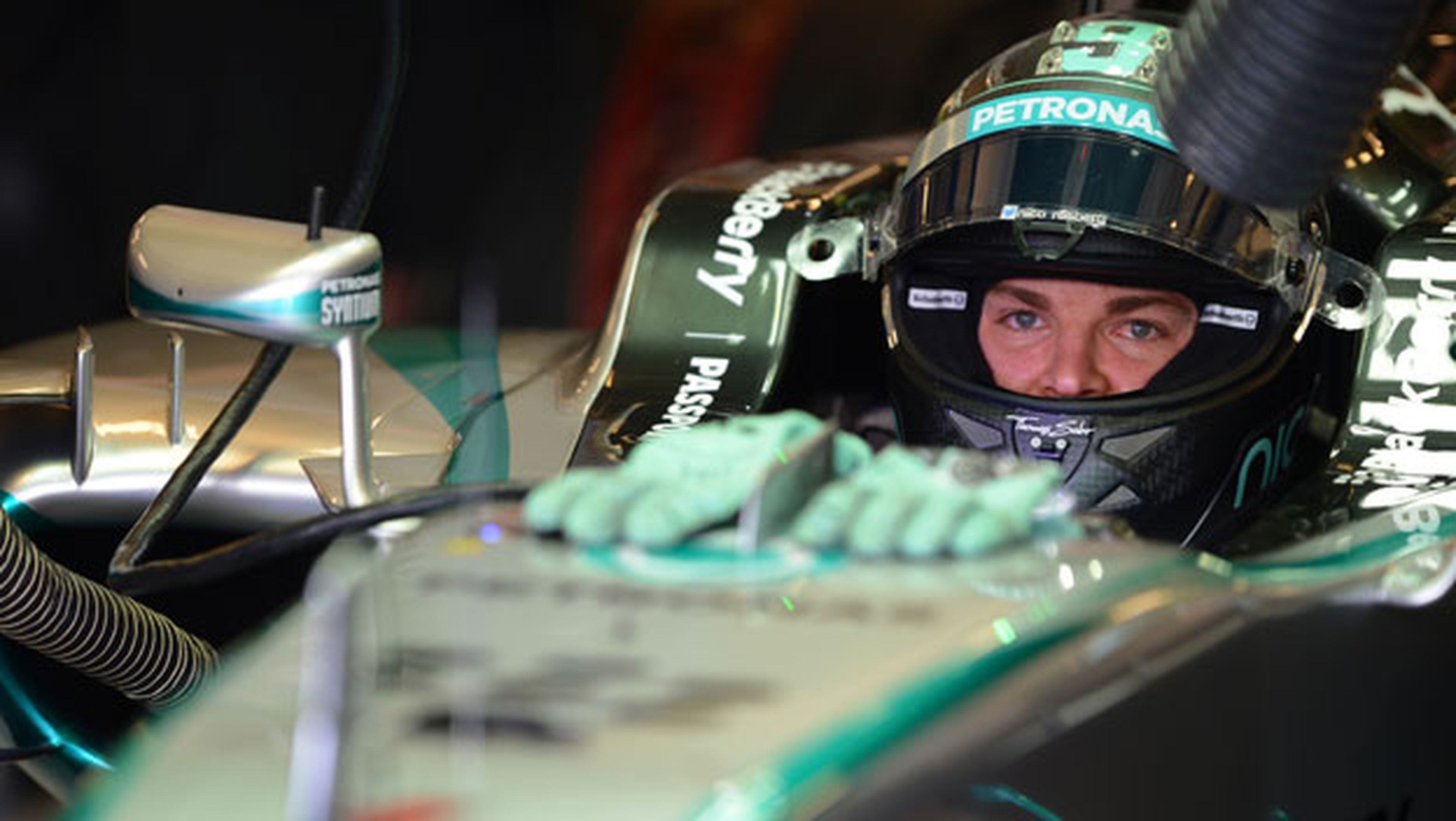 Fórmula 1: Libres 3 GP Abu Dabi 2014. Rosberg reacciona