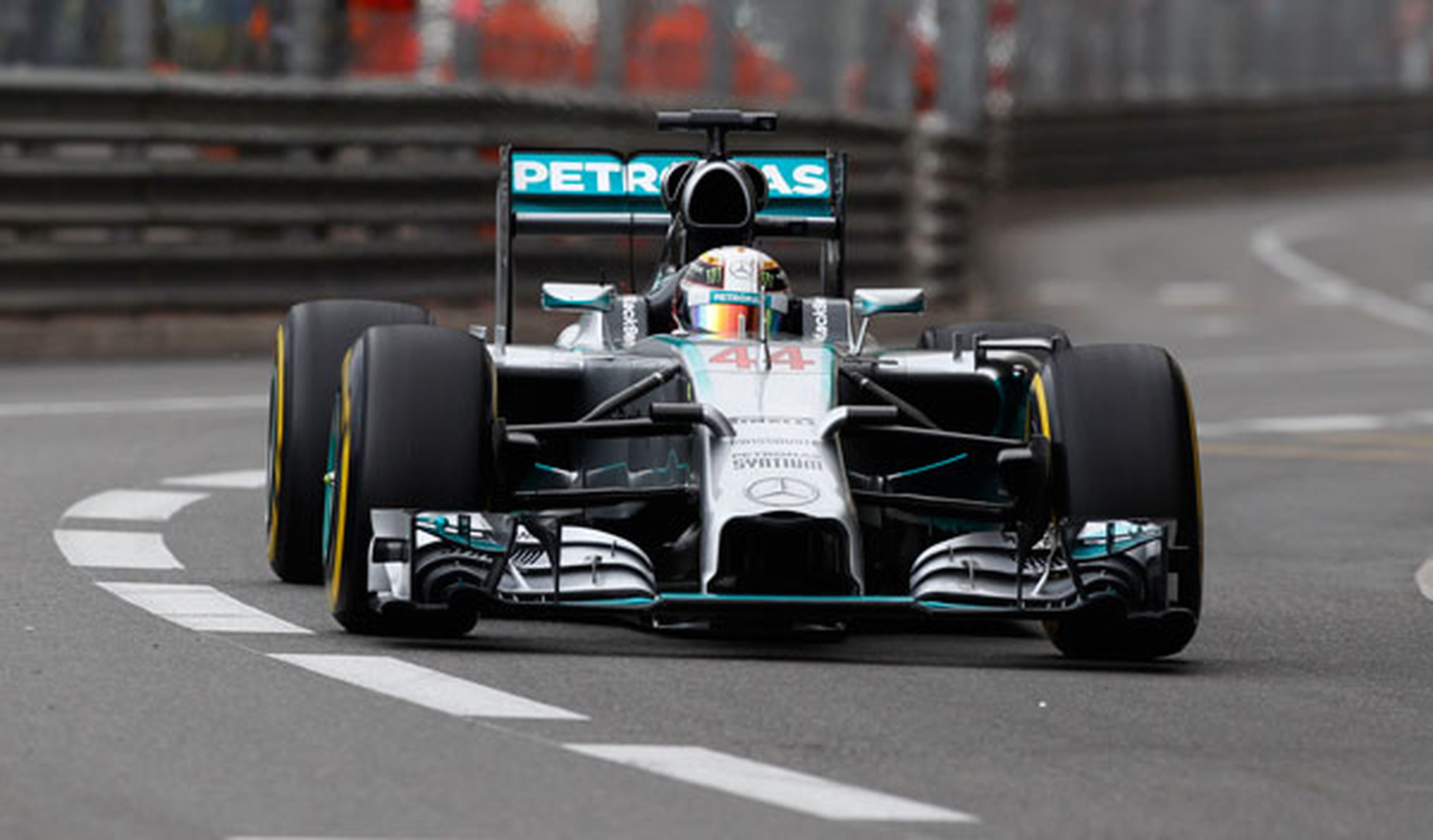Fórmula 1: Libres 3 GP Mónaco 2014. Hamilton se prepara