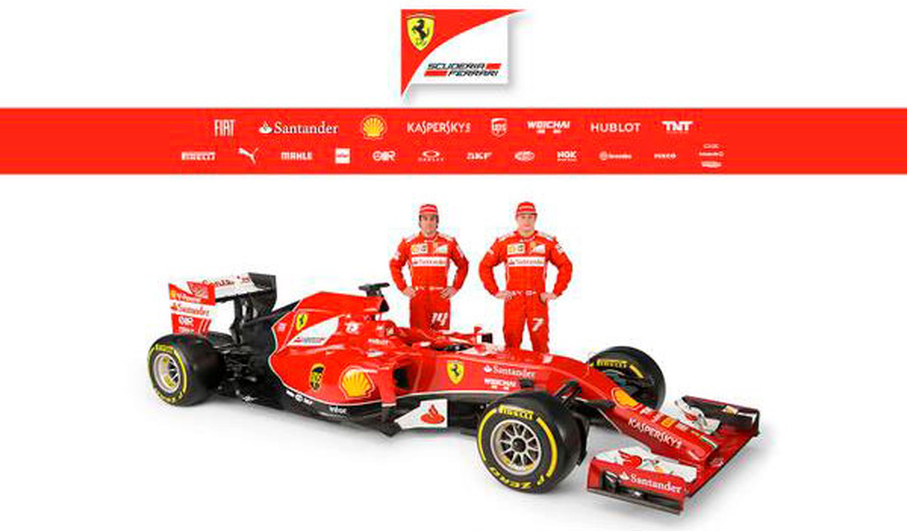 Fotos del nuevo Ferrari F14T de Fórmula 1 para 2014