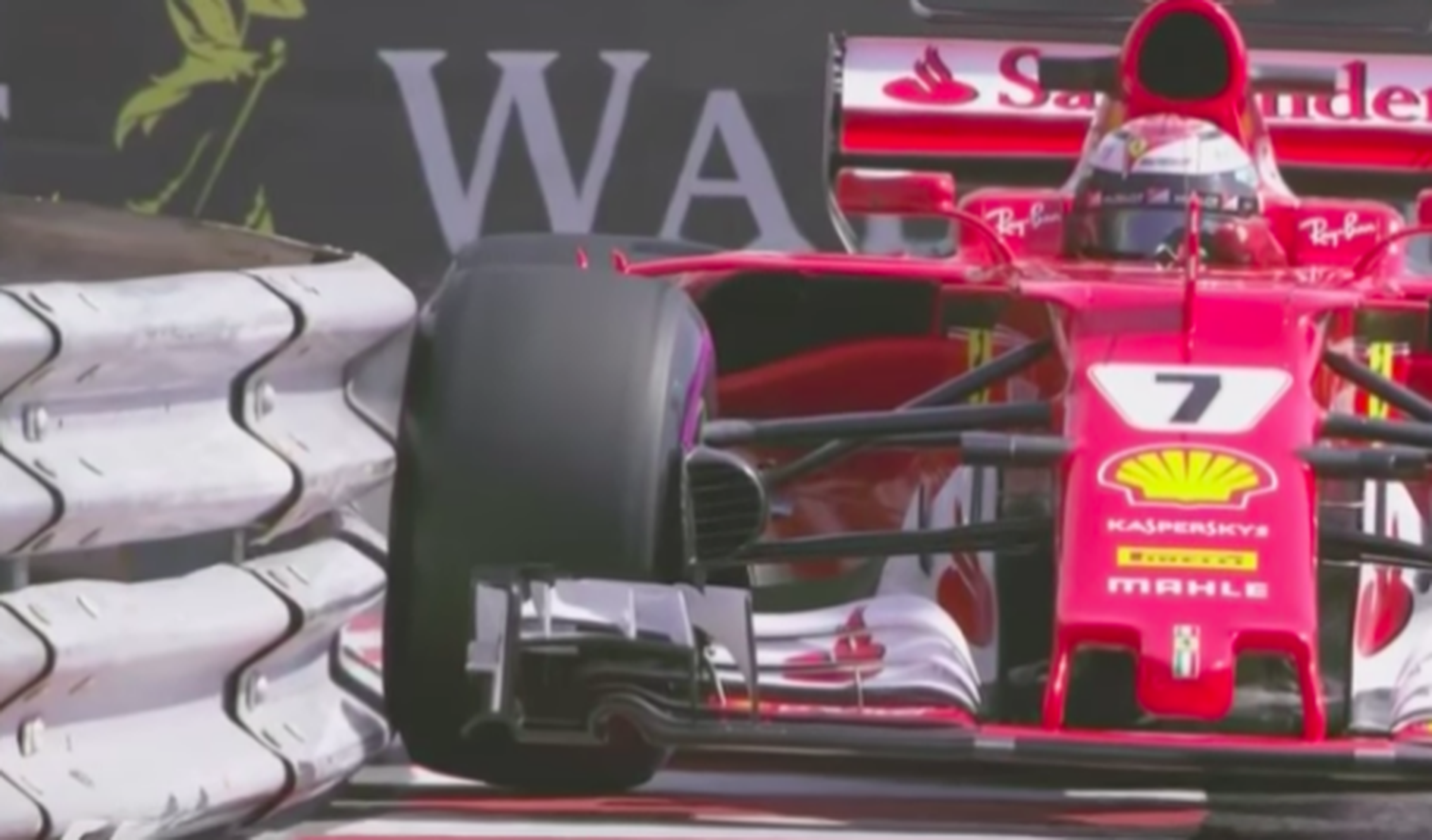 GP Mónaco: el ‘beso’ al límite de Kimi Räikkönen (vídeo)